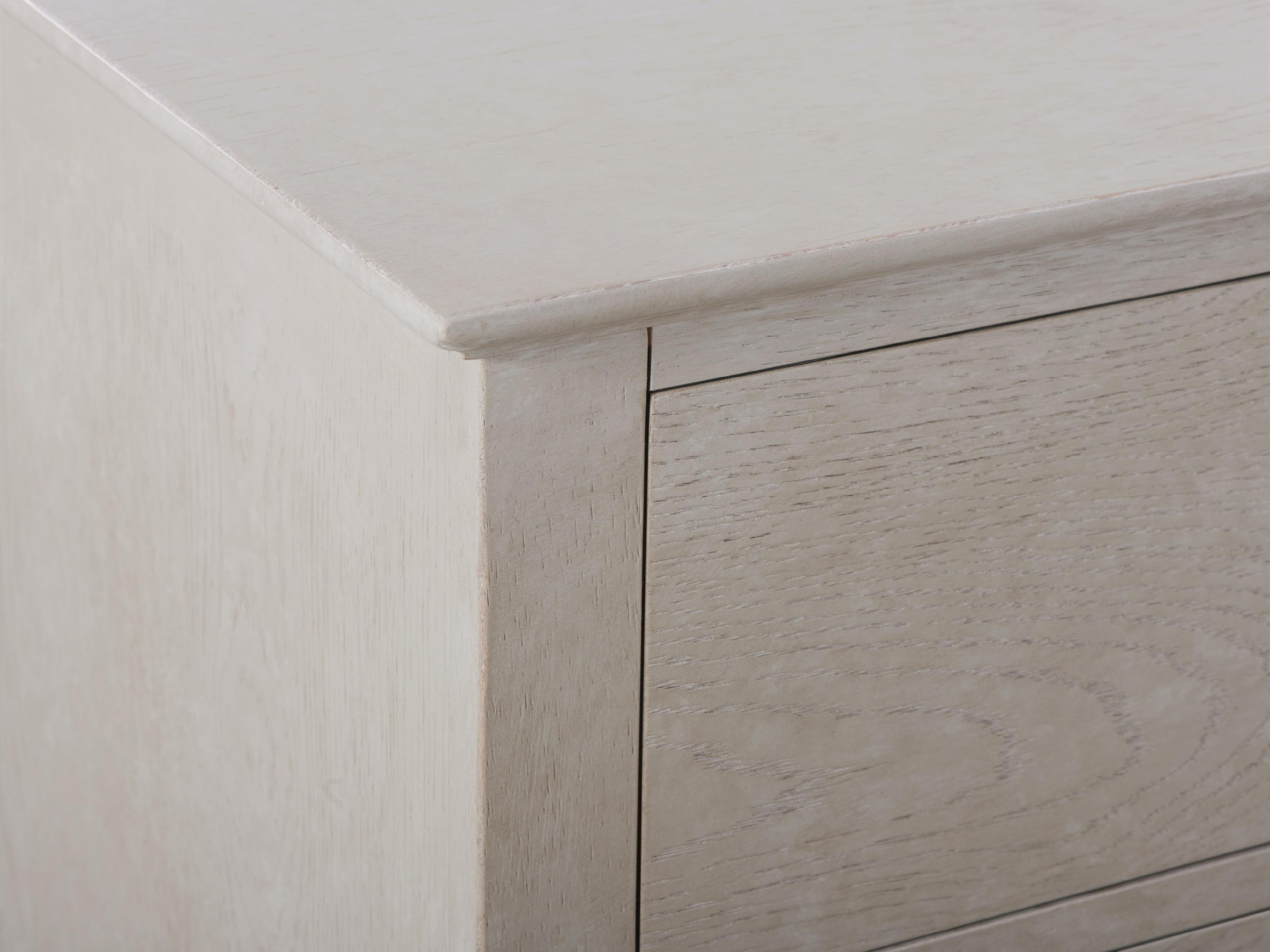 Luxecor Atelier 6-Drawers Gray Rubberwood Double Dresser