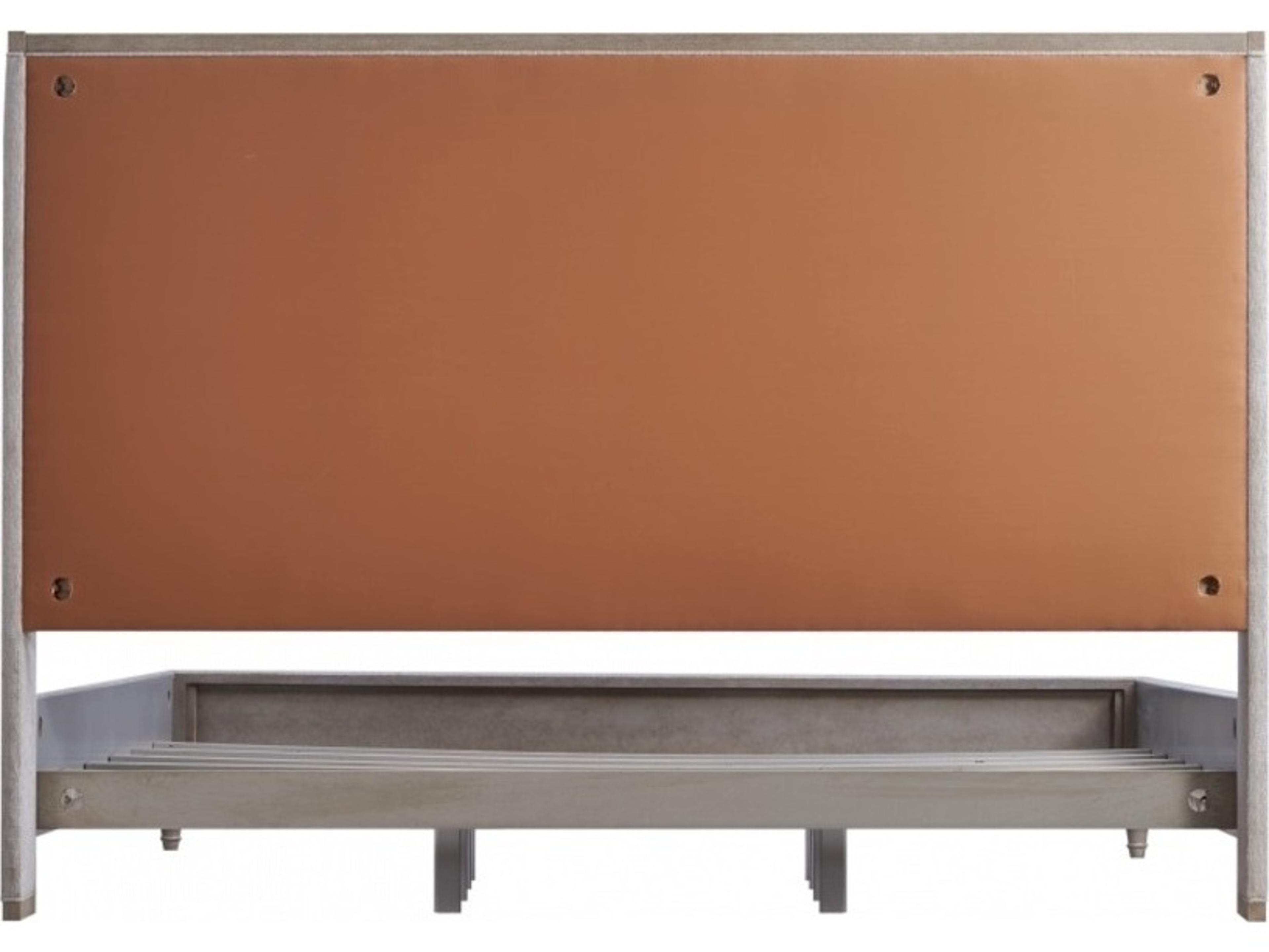 Luxecor Atelier Beige Rubberwood Upholstered Queen Panel Bed