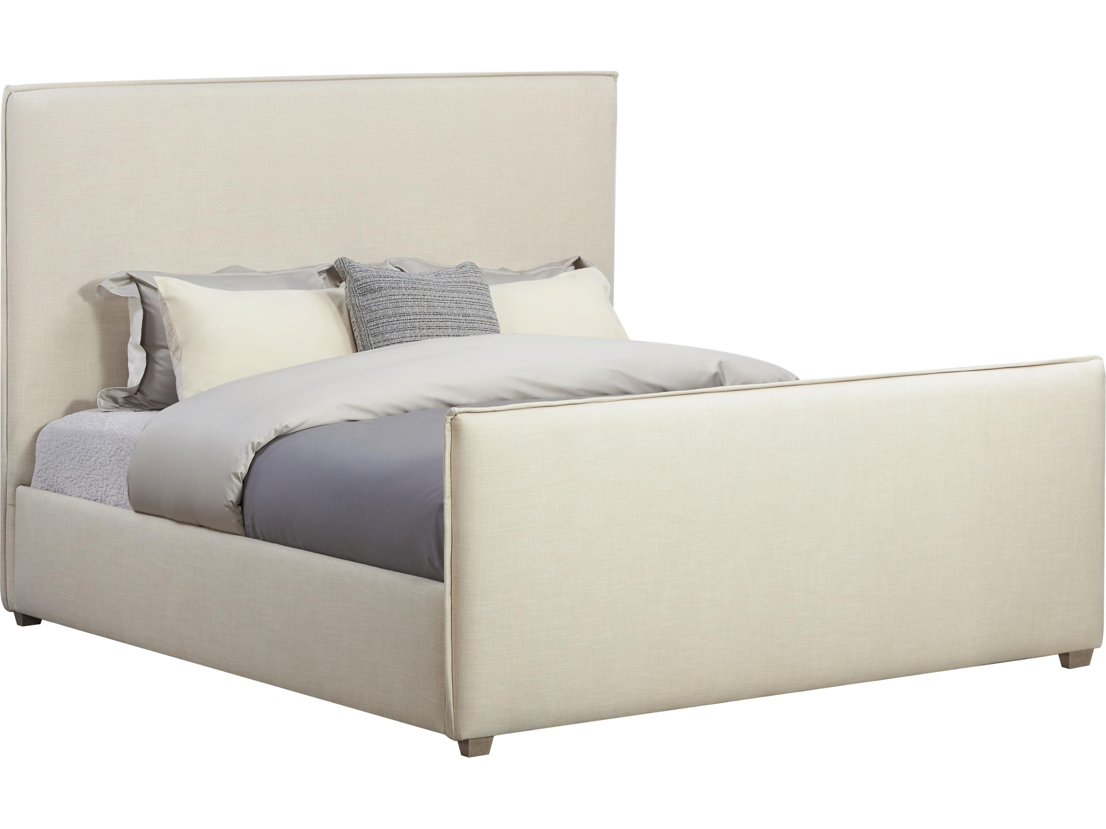 Atelier Beige Upholstered King Platform Bed