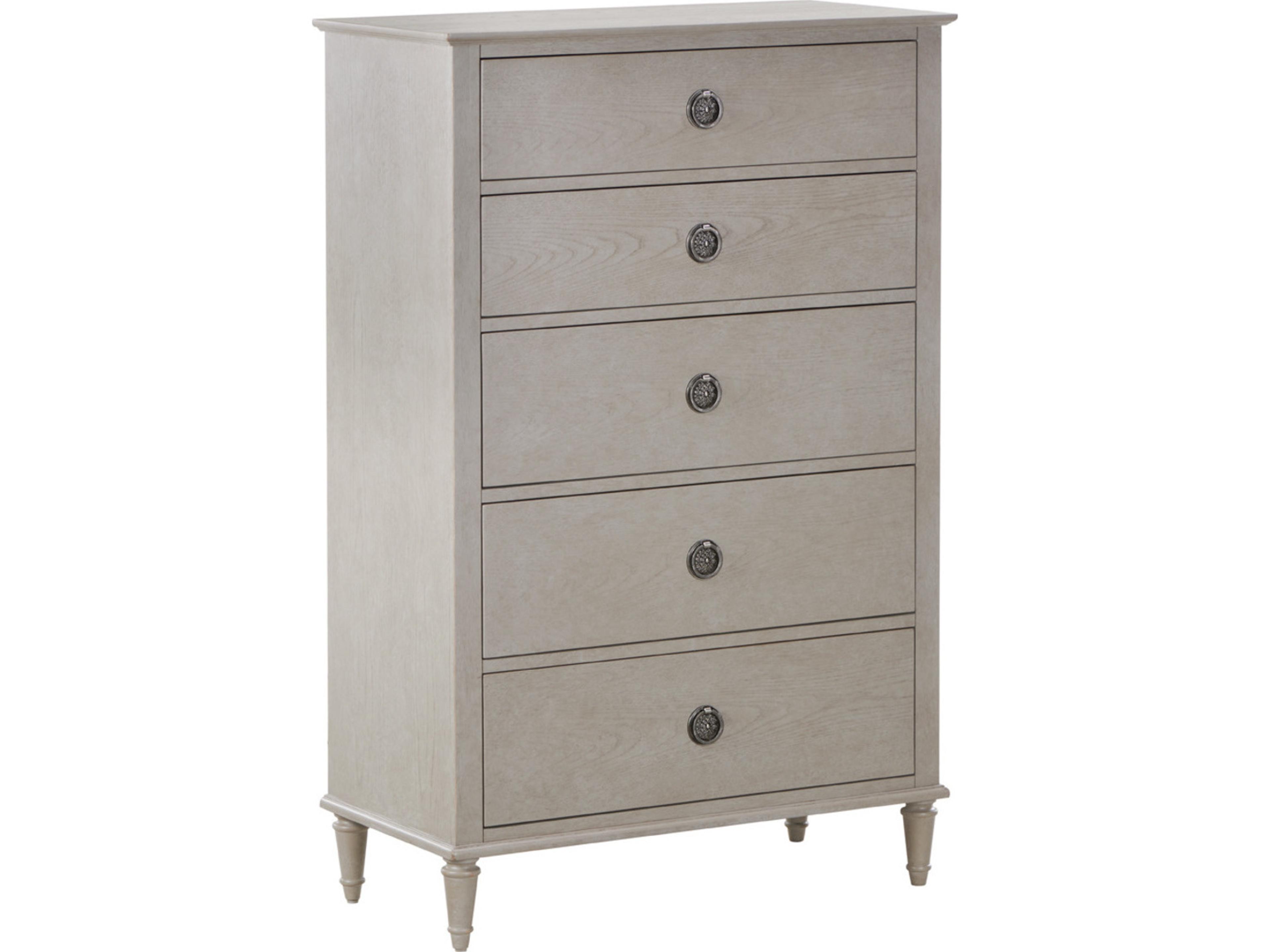 Atelier 5-Drawers Gray Oak Wood Dresser