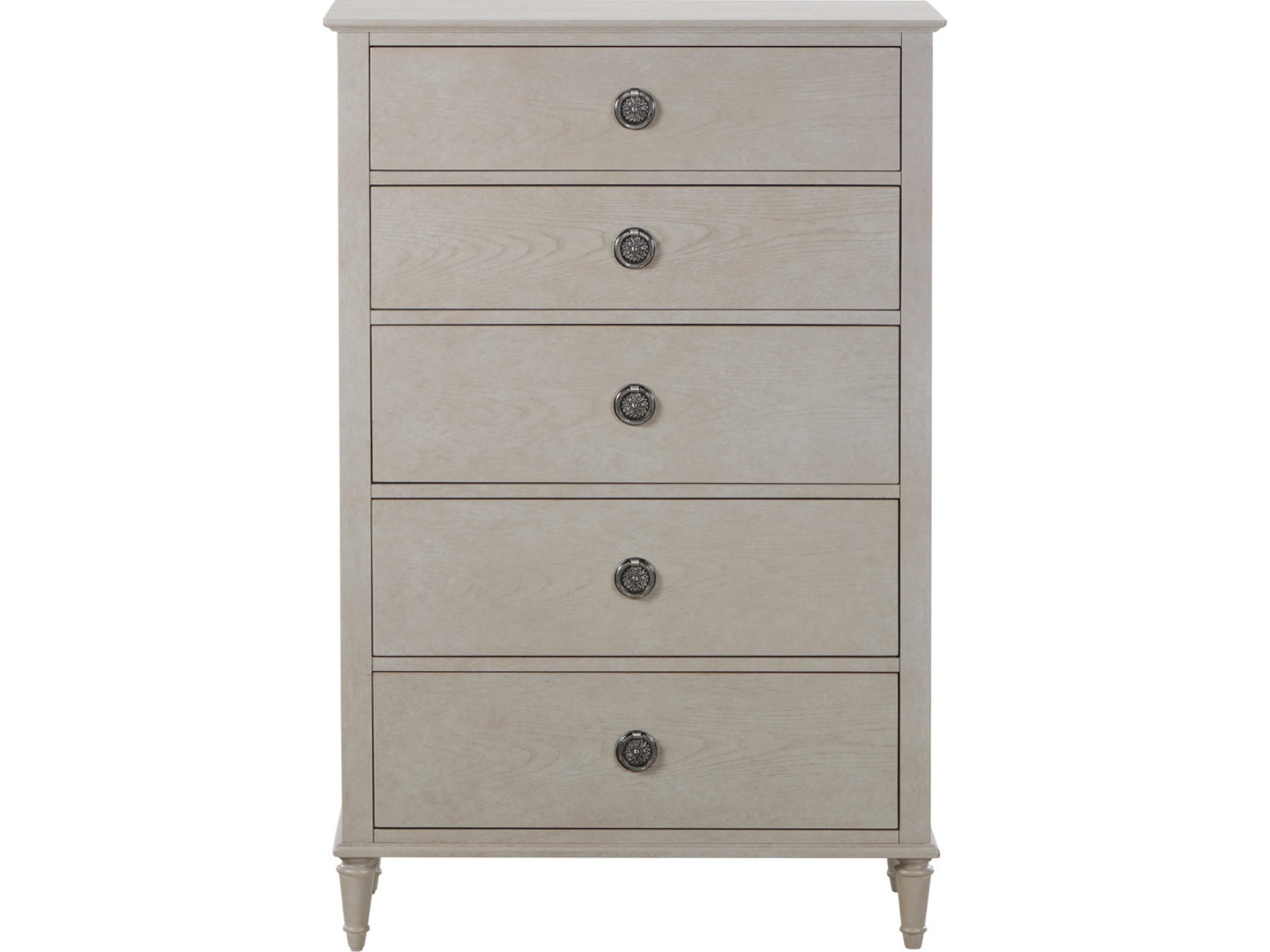 Luxecor Atelier 5-Drawers Gray Oak Wood Dresser