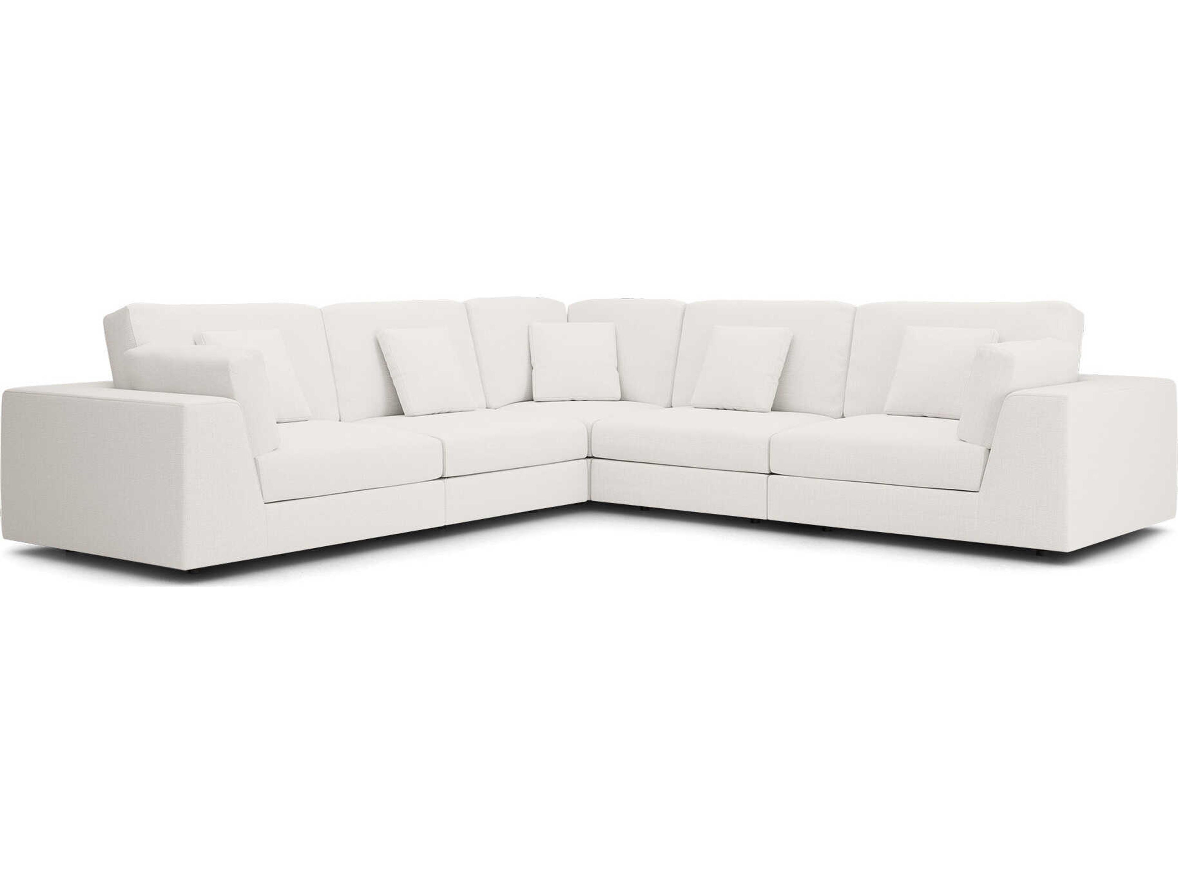 Luxcor Modluxe Vera Modular Sofa Set 01 in Chalk Fabric
