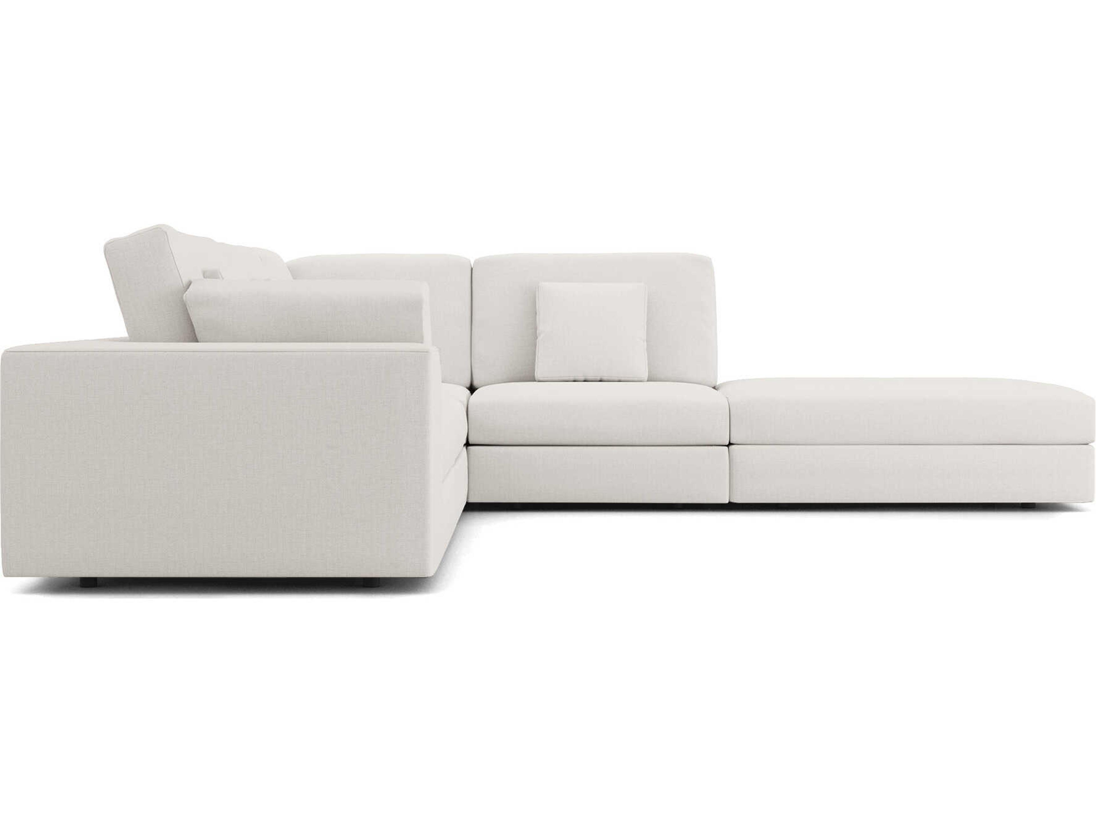 Luxcor Modluxe Vera Modular Sofa Set 02A in Chalk Fabric