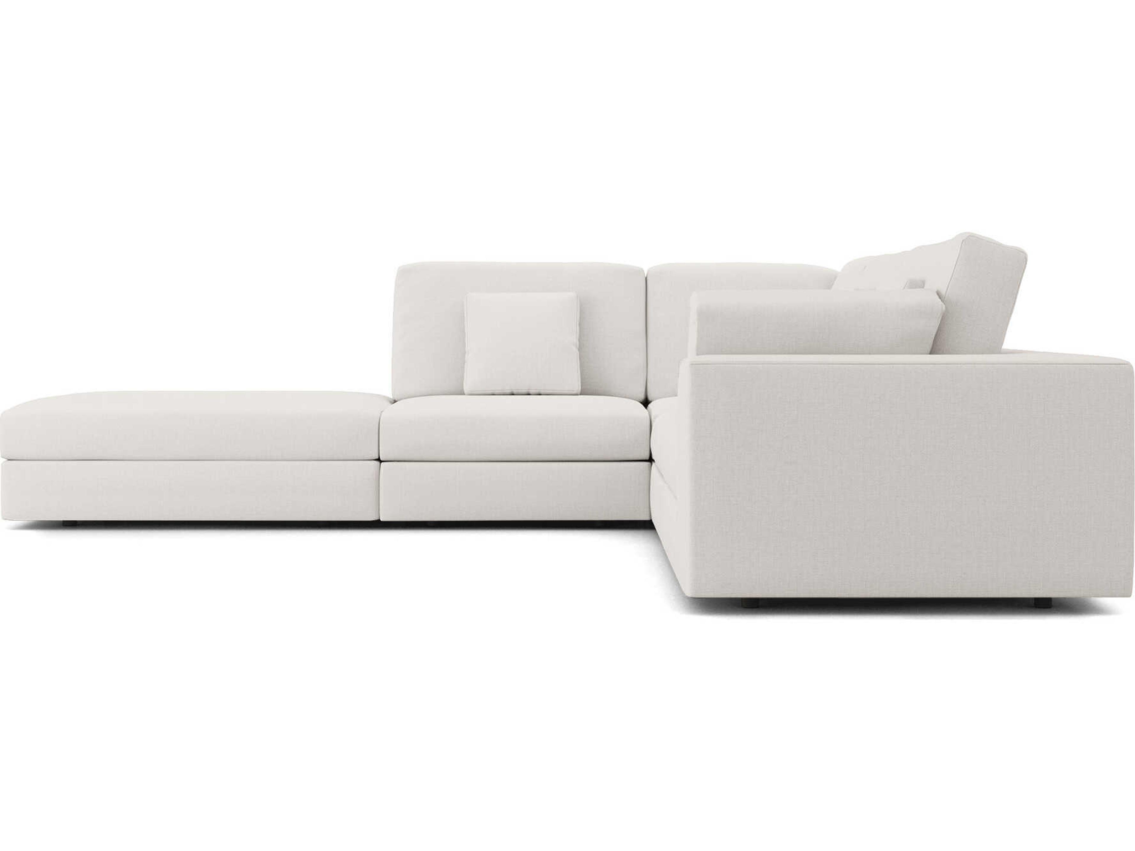 Luxcor Modluxe Vera Modular Sofa Set 02B in Chalk Fabric