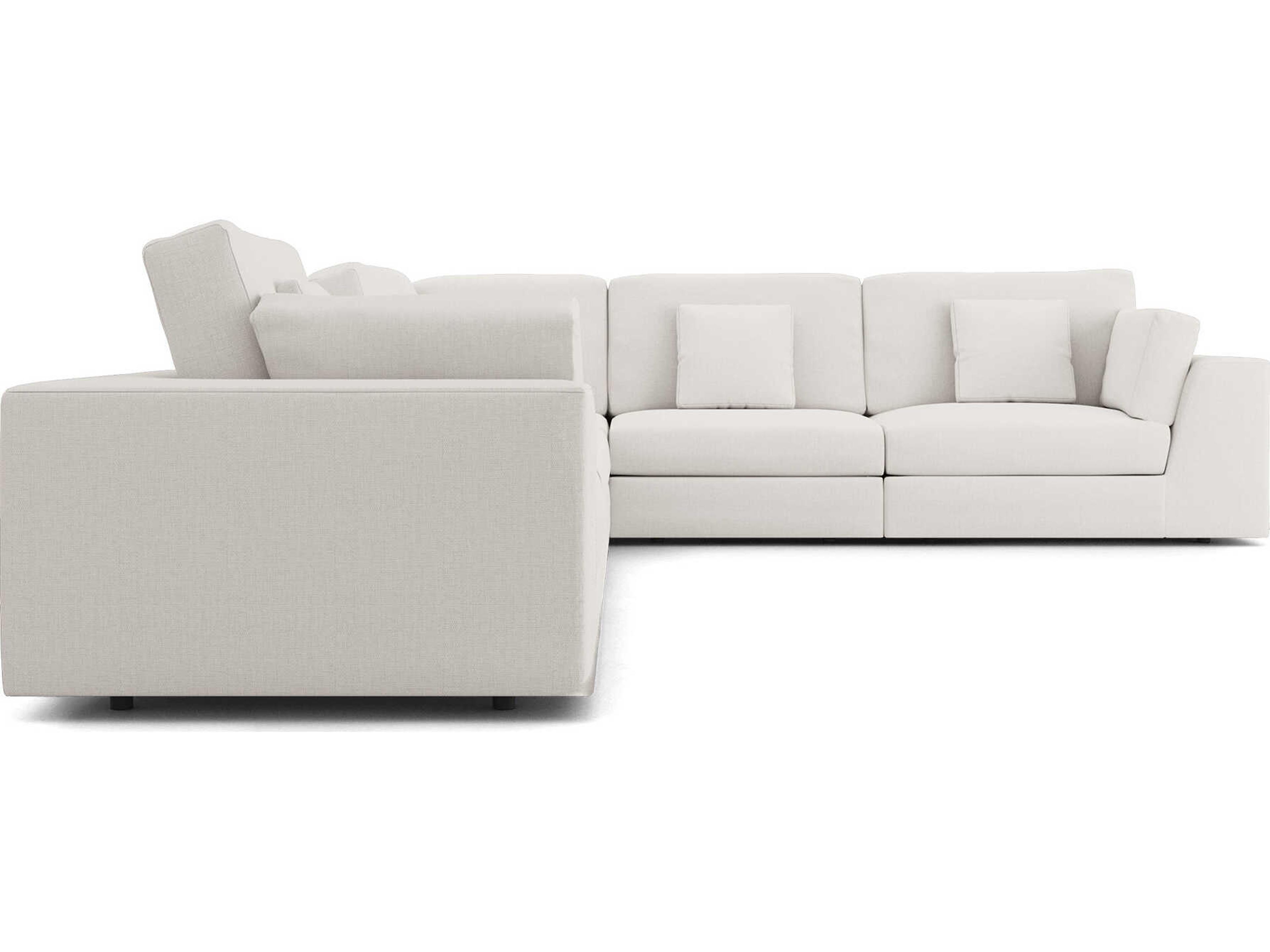Luxcor Modluxe Vera Modular Sofa Set 03 in Chalk Fabric