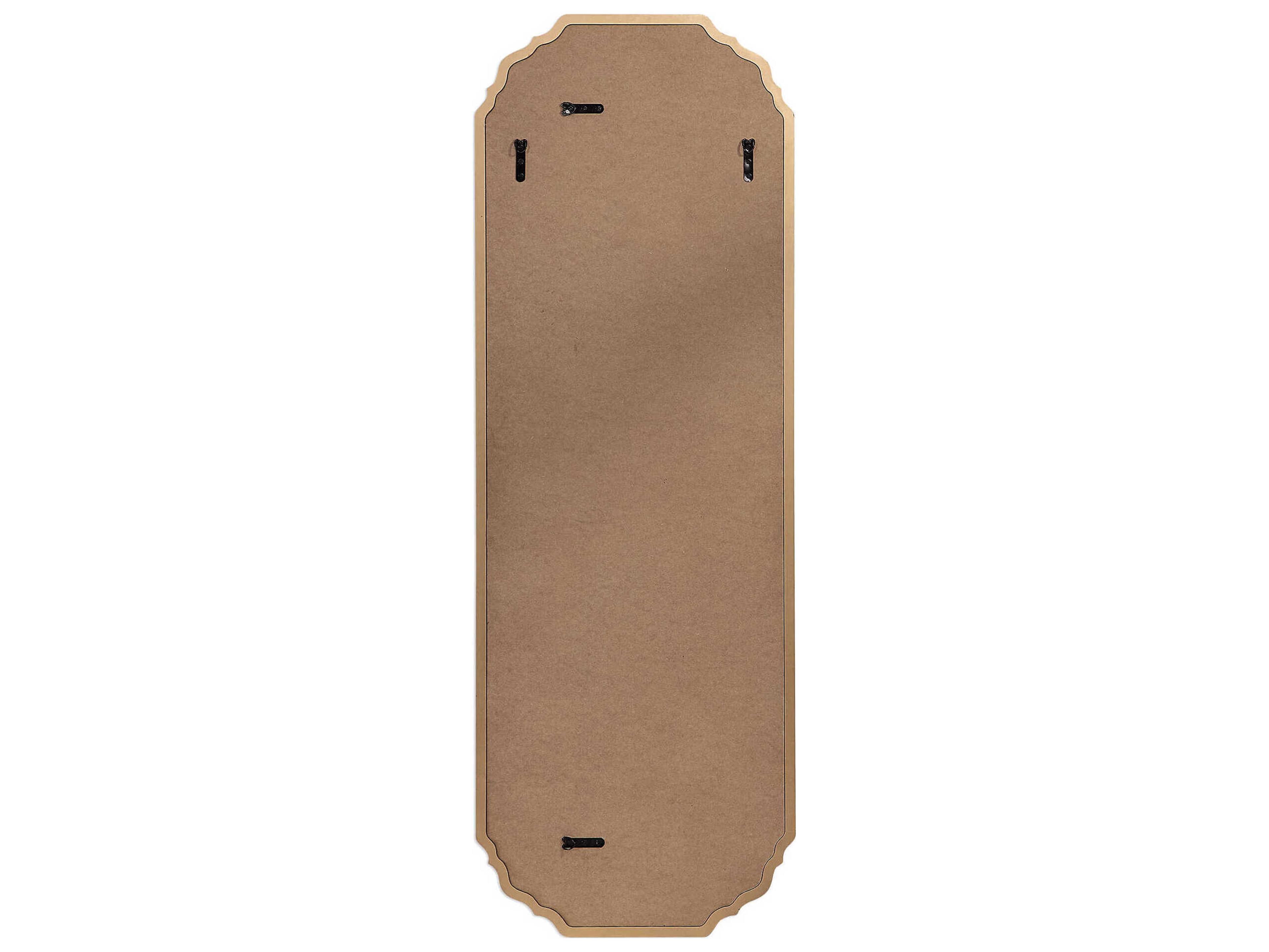 Luxecor Illumination Metallic Gold Leaf Wall Mirror