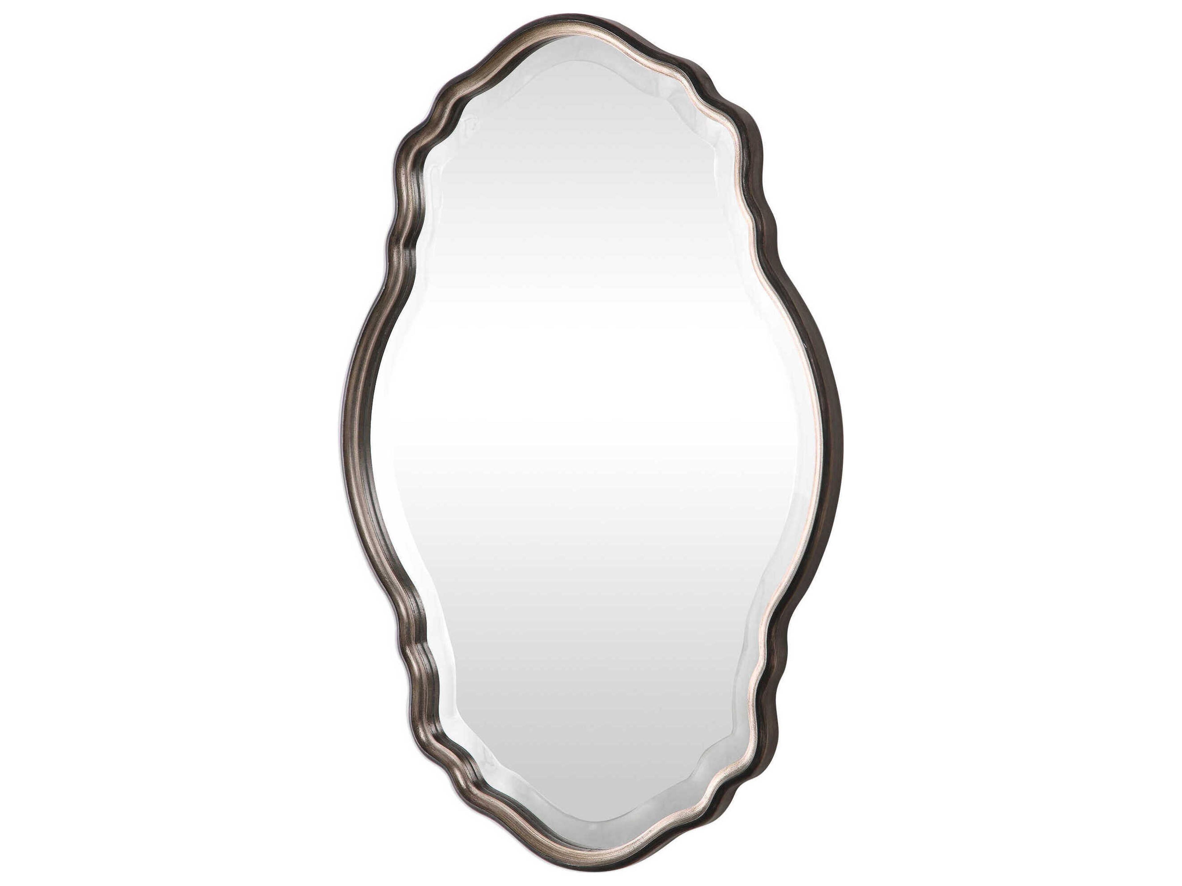 Luxecor Illumination Antiqued Silver Champagne Dark Bronze Wall Mirror
