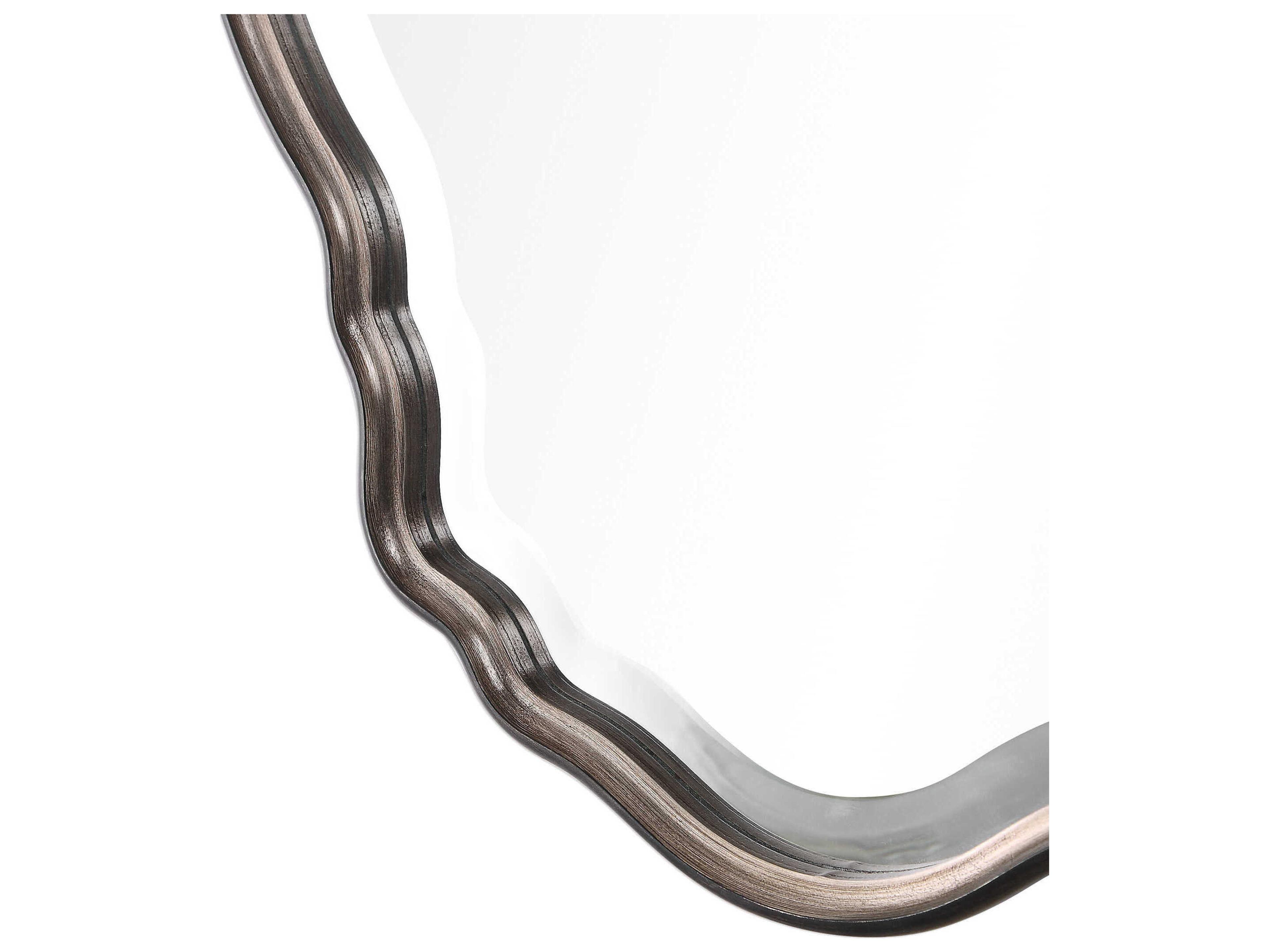 Luxecor Illumination Antiqued Silver Champagne Dark Bronze Wall Mirror