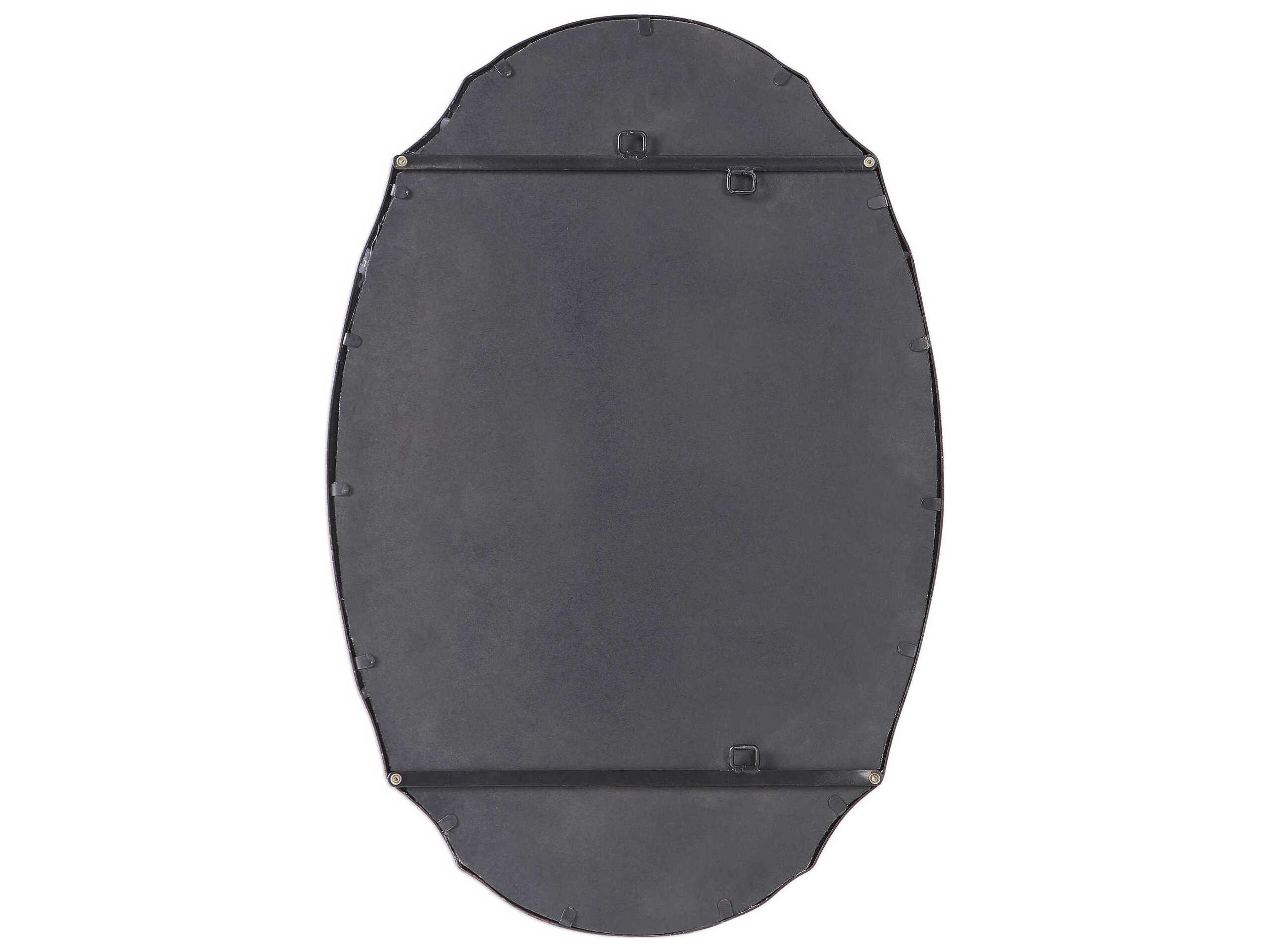 Luxecor Illumination Silver Oval Wall Mirror