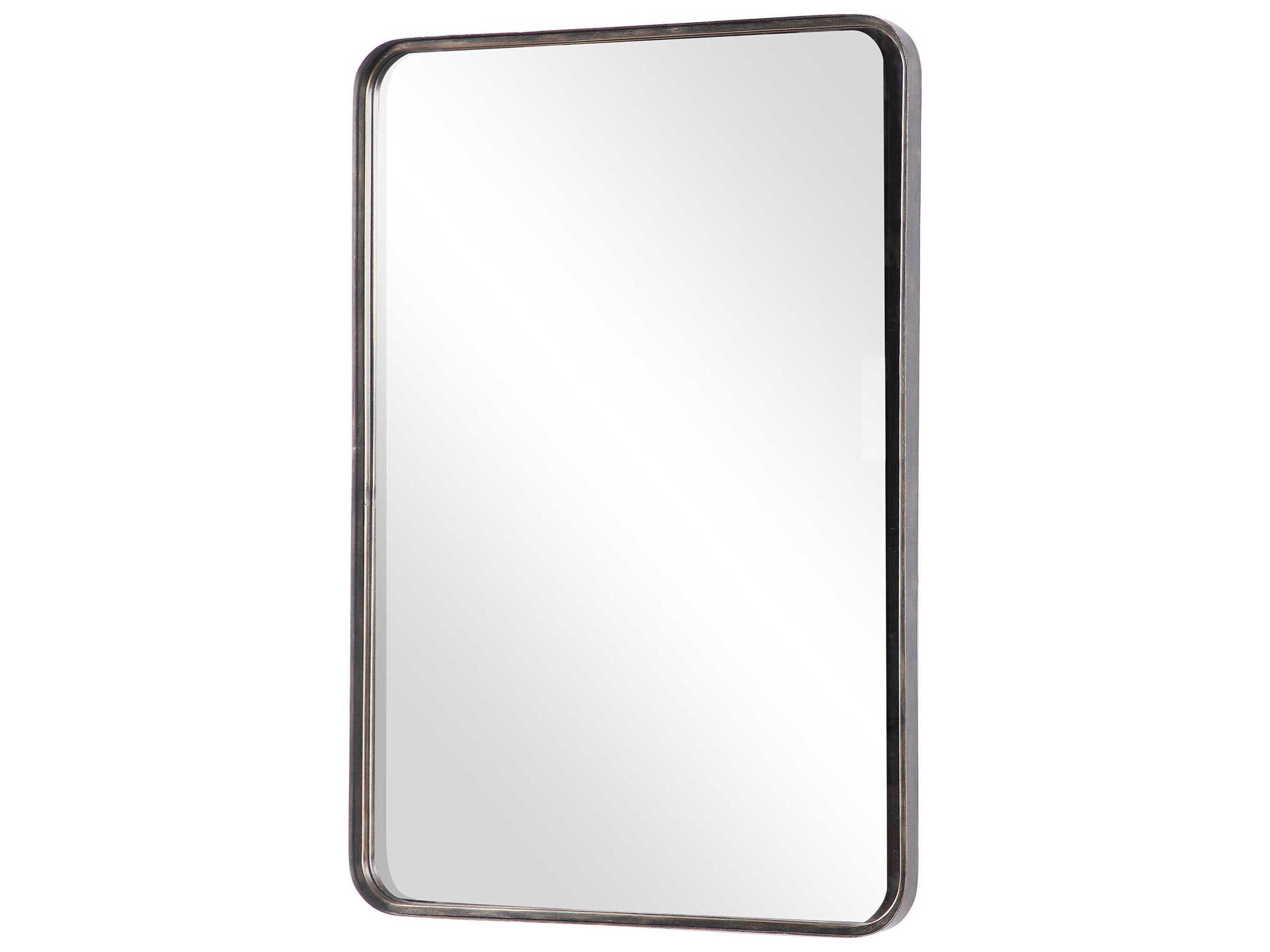 Luxecor Illumination Dark Bronze Gold Rectangular Wall Mirror