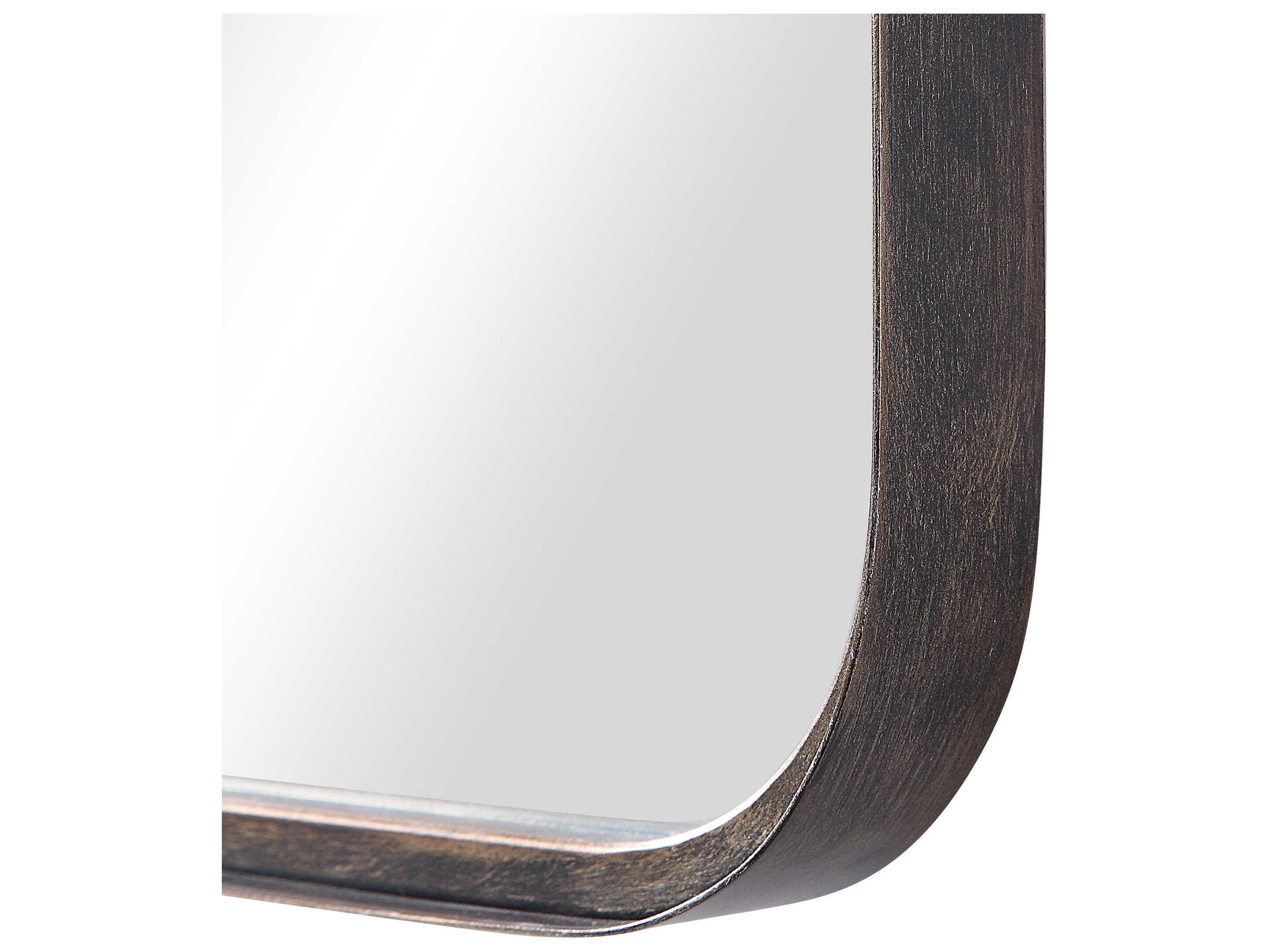 Luxecor Illumination Dark Bronze Gold Rectangular Wall Mirror