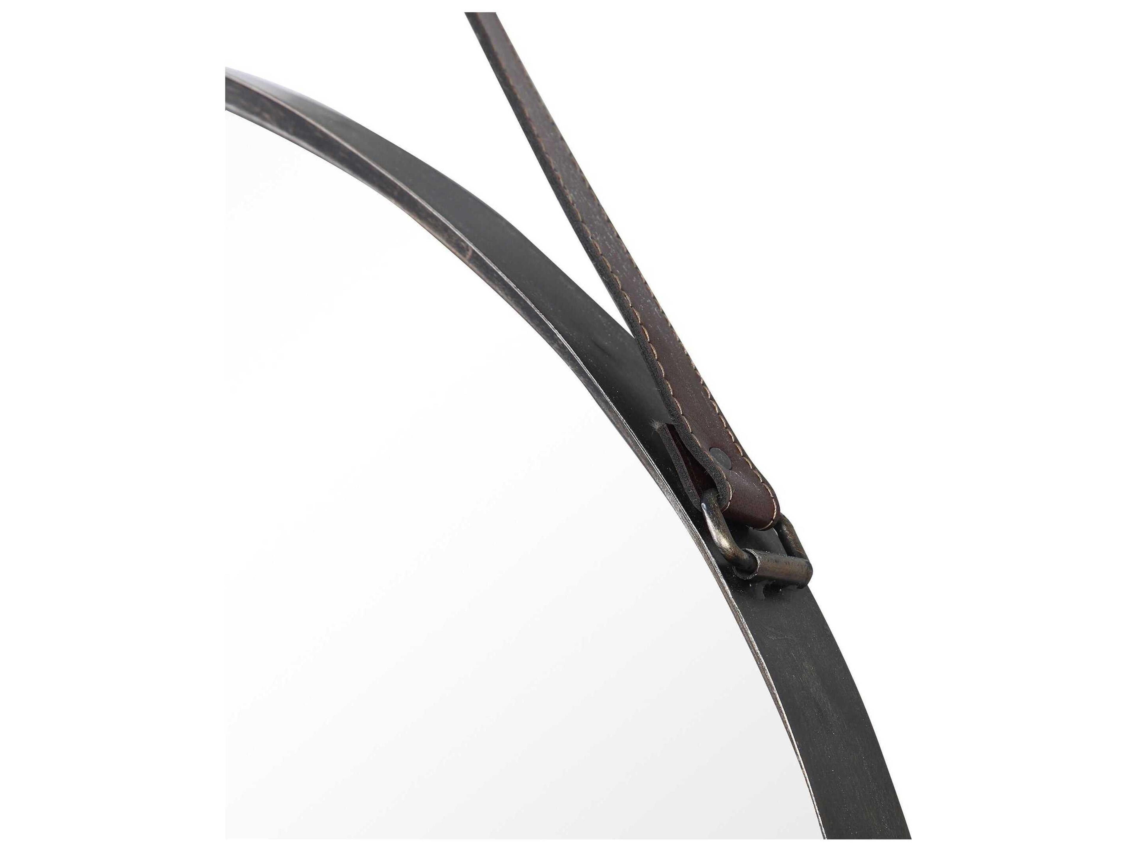 Luxecor Illumination Antique Bronze Round Wall Mirror