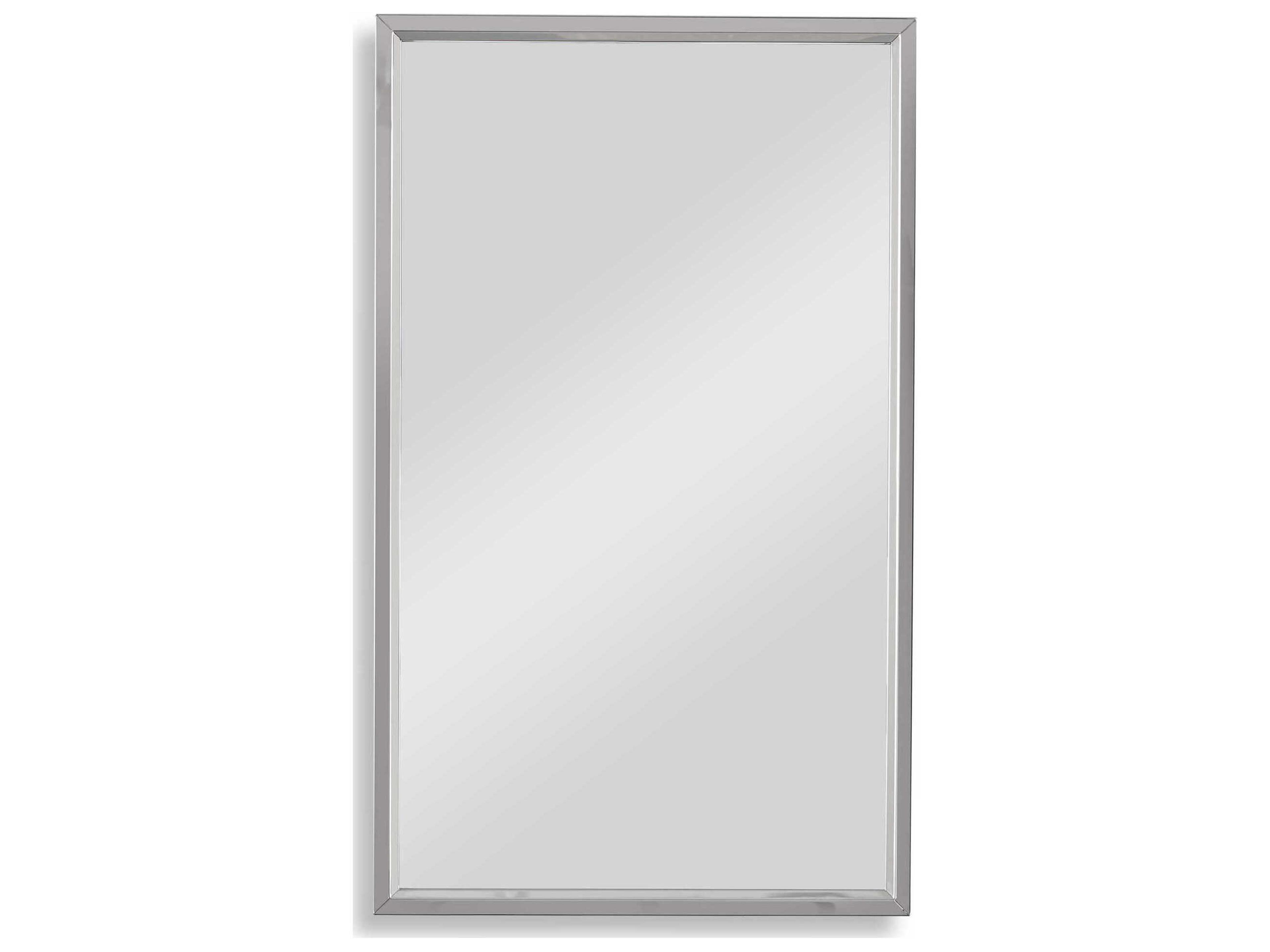 Luxecor Illumination Stainless Steel Rectangular Wall Mirror