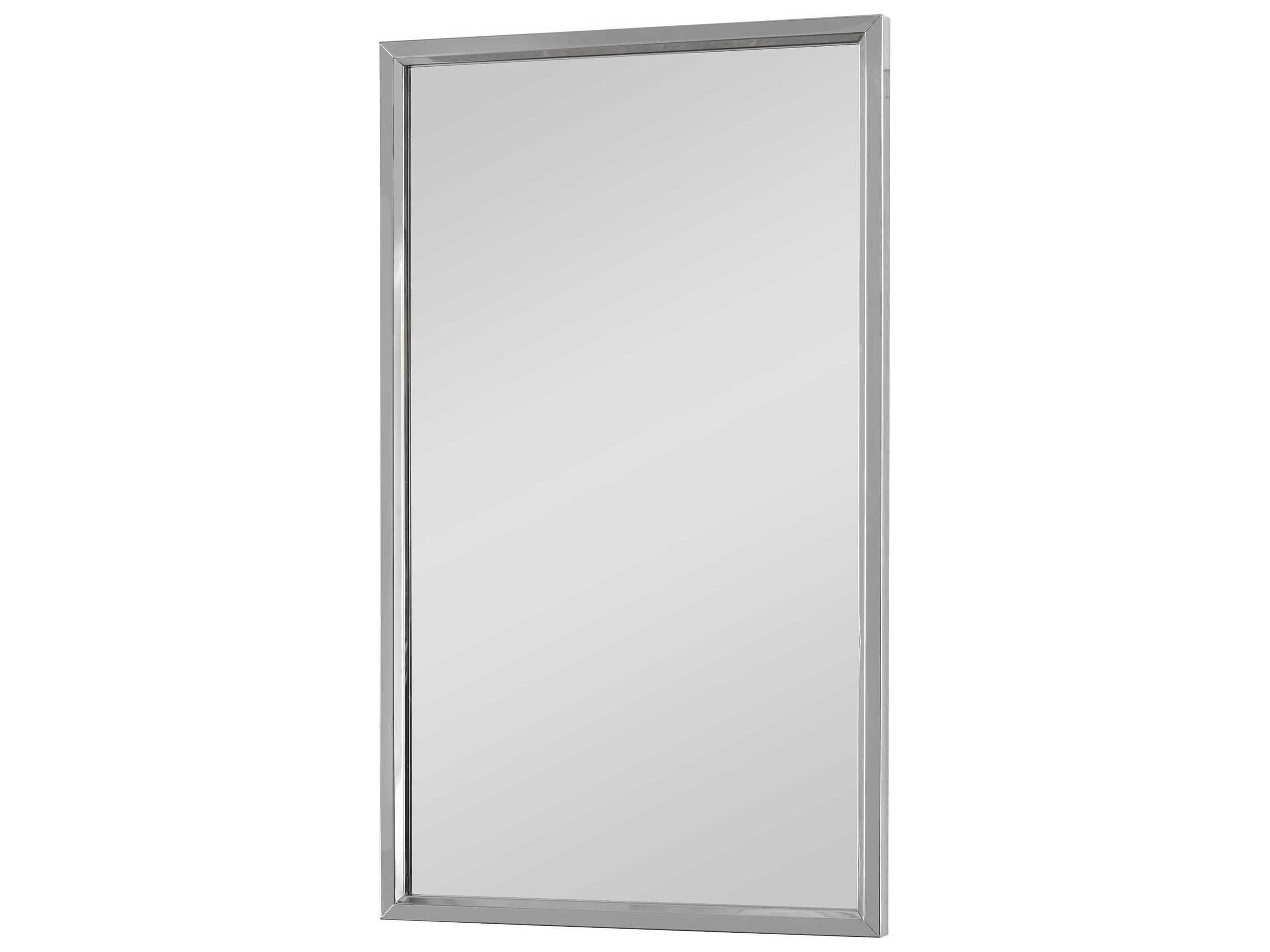 Luxecor Illumination Stainless Steel Rectangular Wall Mirror