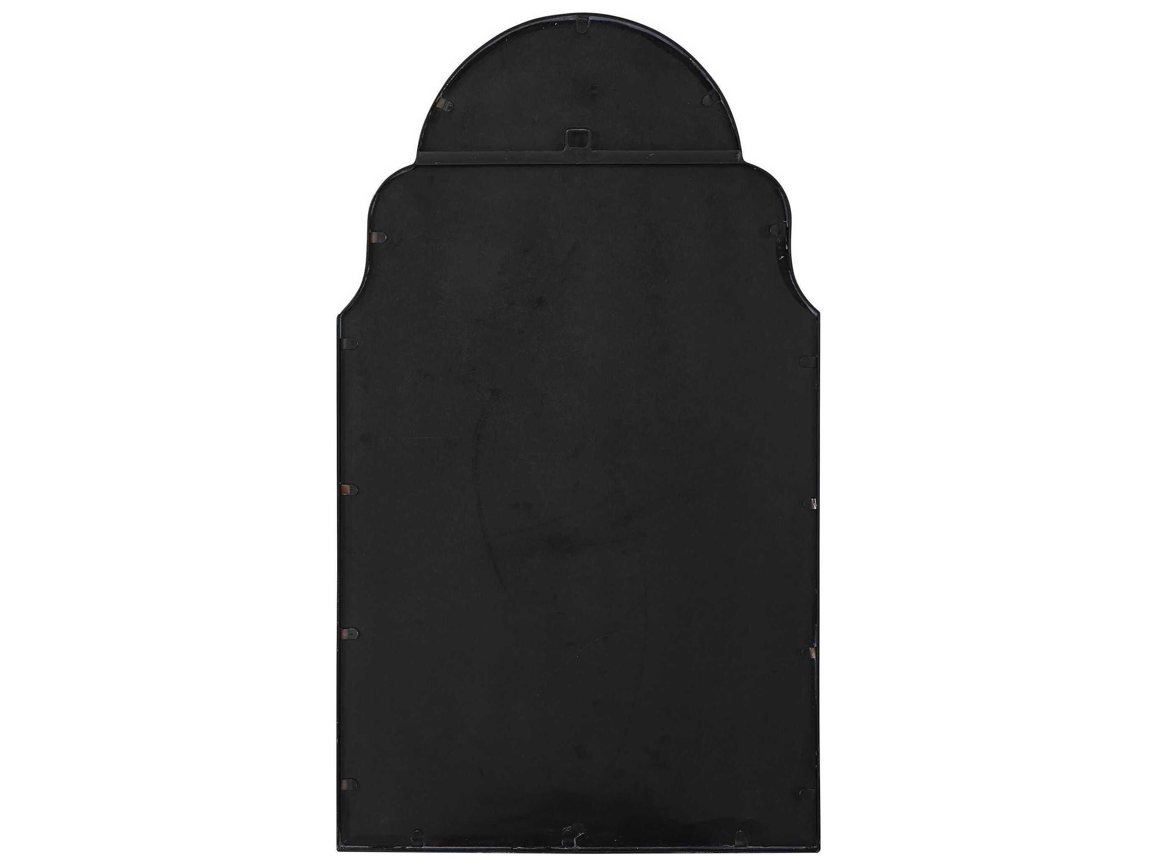 Luxecor Illumination Satin Black Wall Mirror