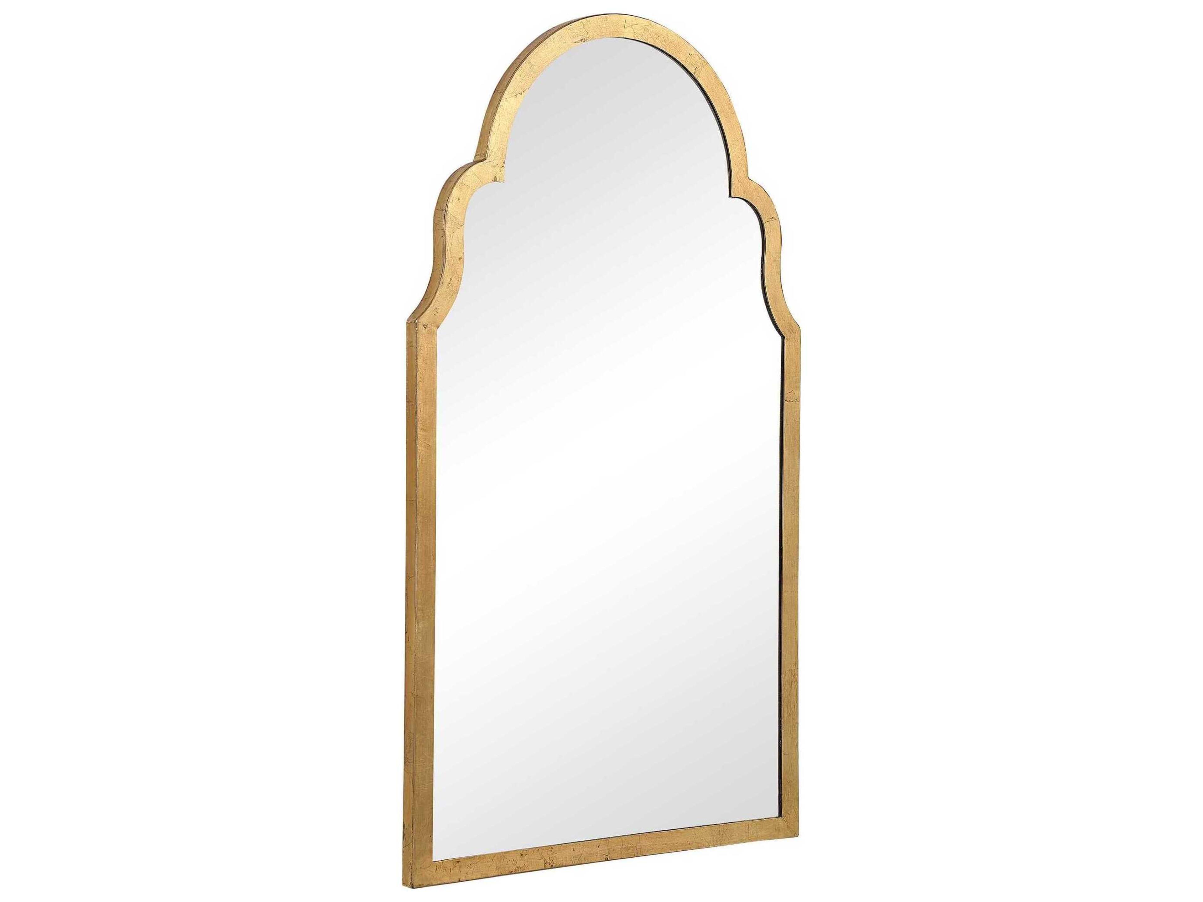 Luxecor Illumination Gold Leaf Wall Mirror