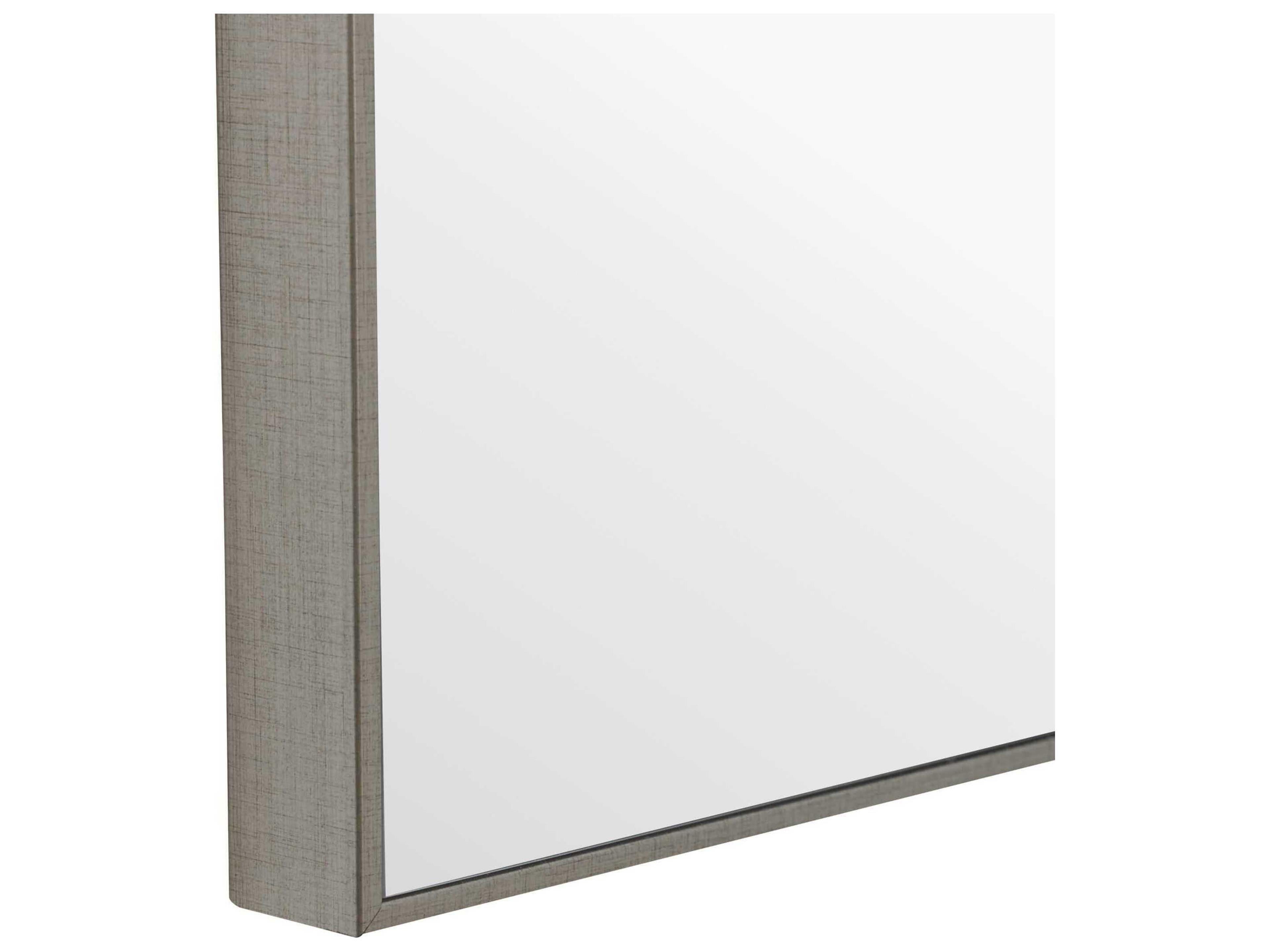 Luxecor Illumination Silver Rectangular Wall Mirror