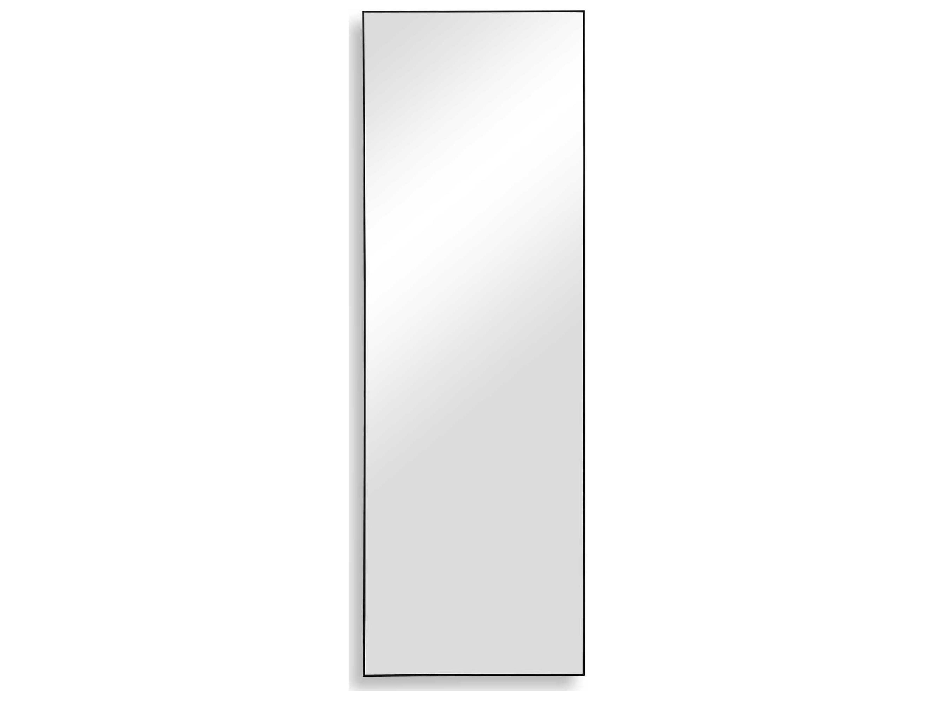 Illumination Black Rectangular Wall Mirror