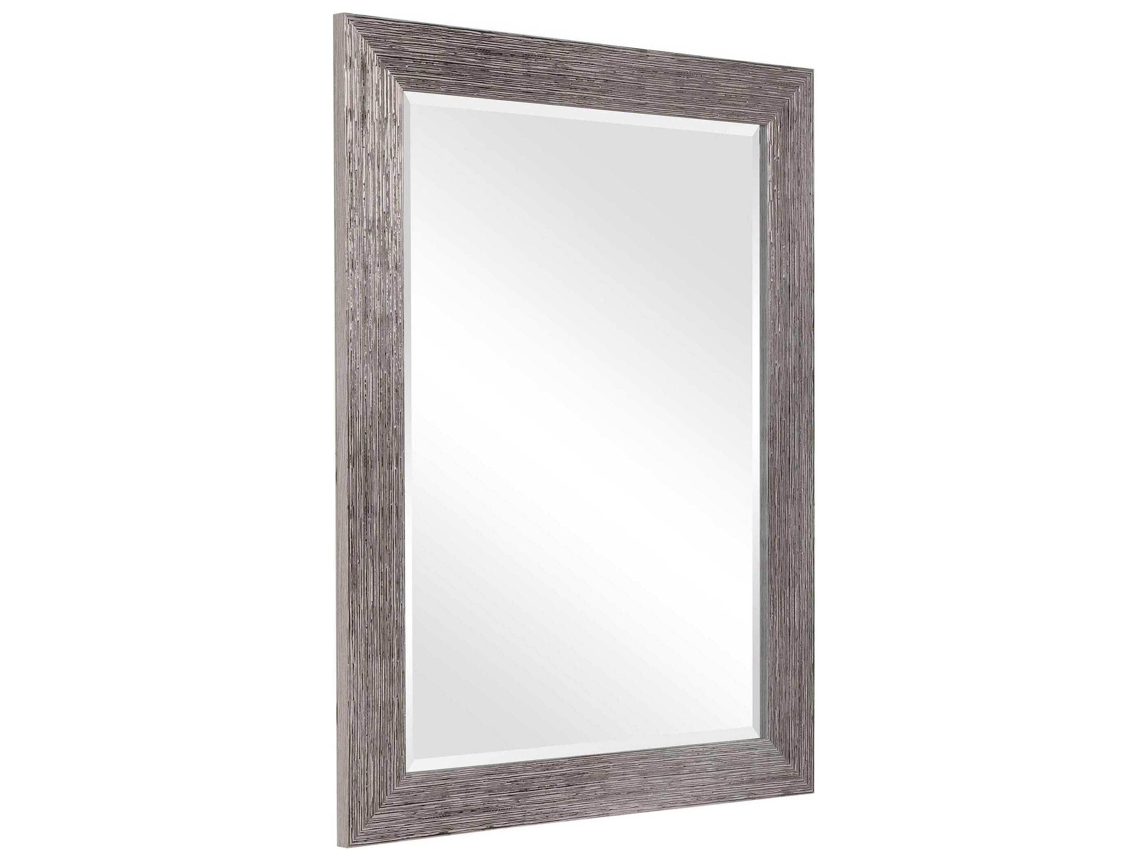 Luxecor Illumination Silver Rectangular Wall Mirror