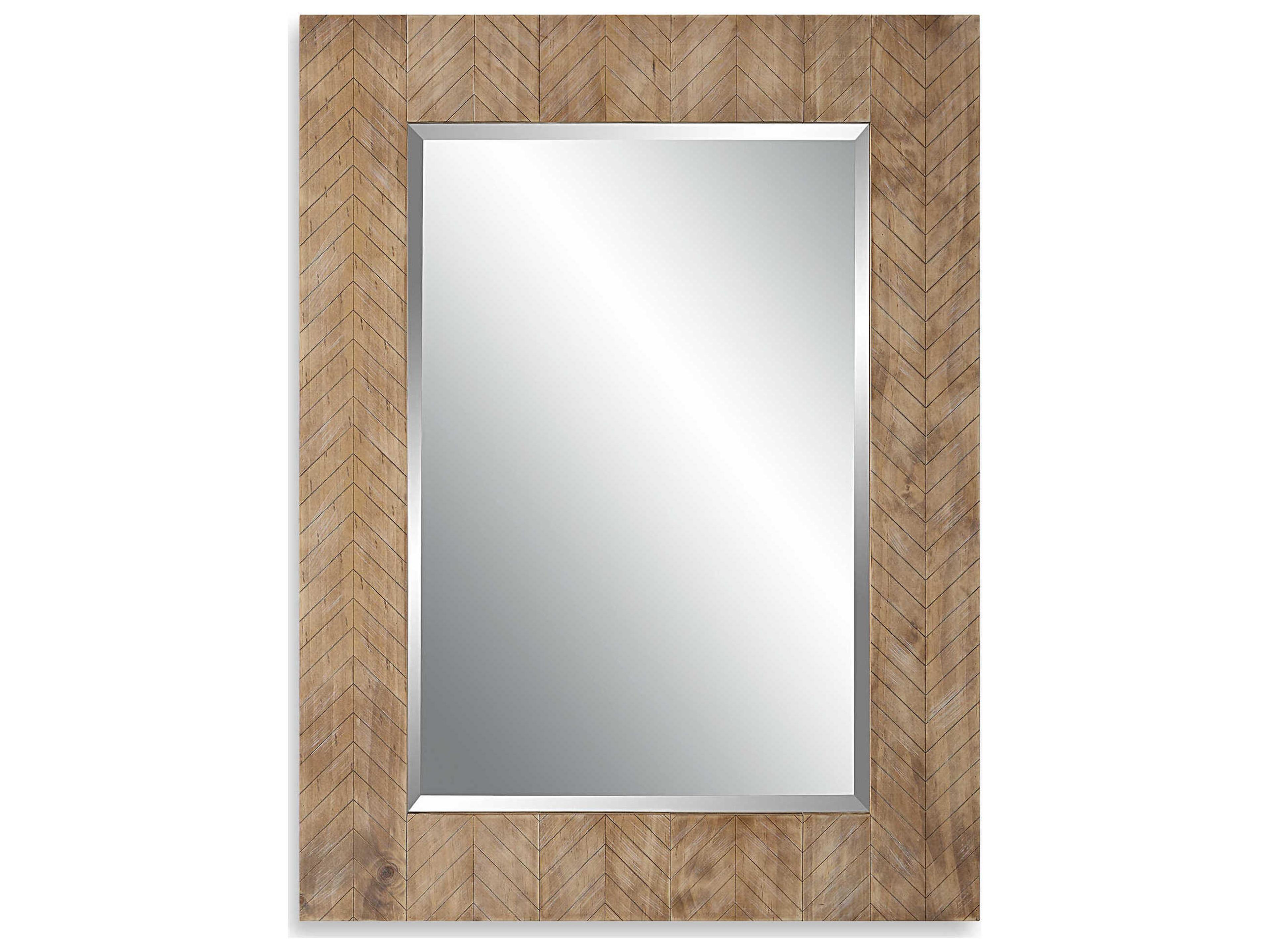 Luxecor Illumination Natural Rectangular Wall Mirror