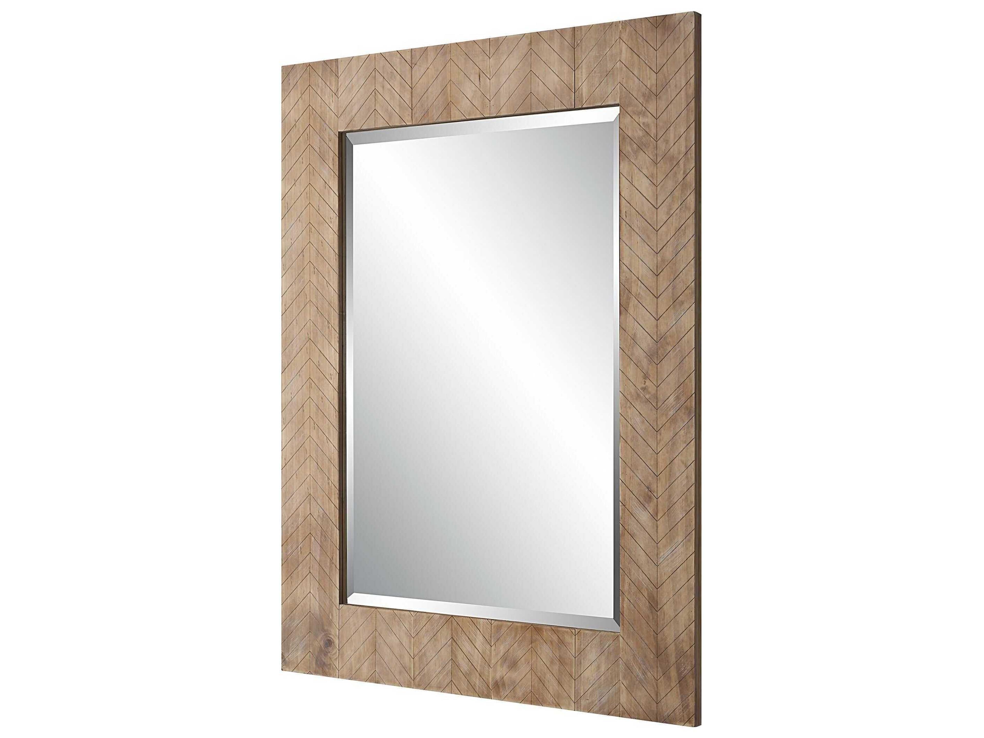 Luxecor Illumination Natural Rectangular Wall Mirror