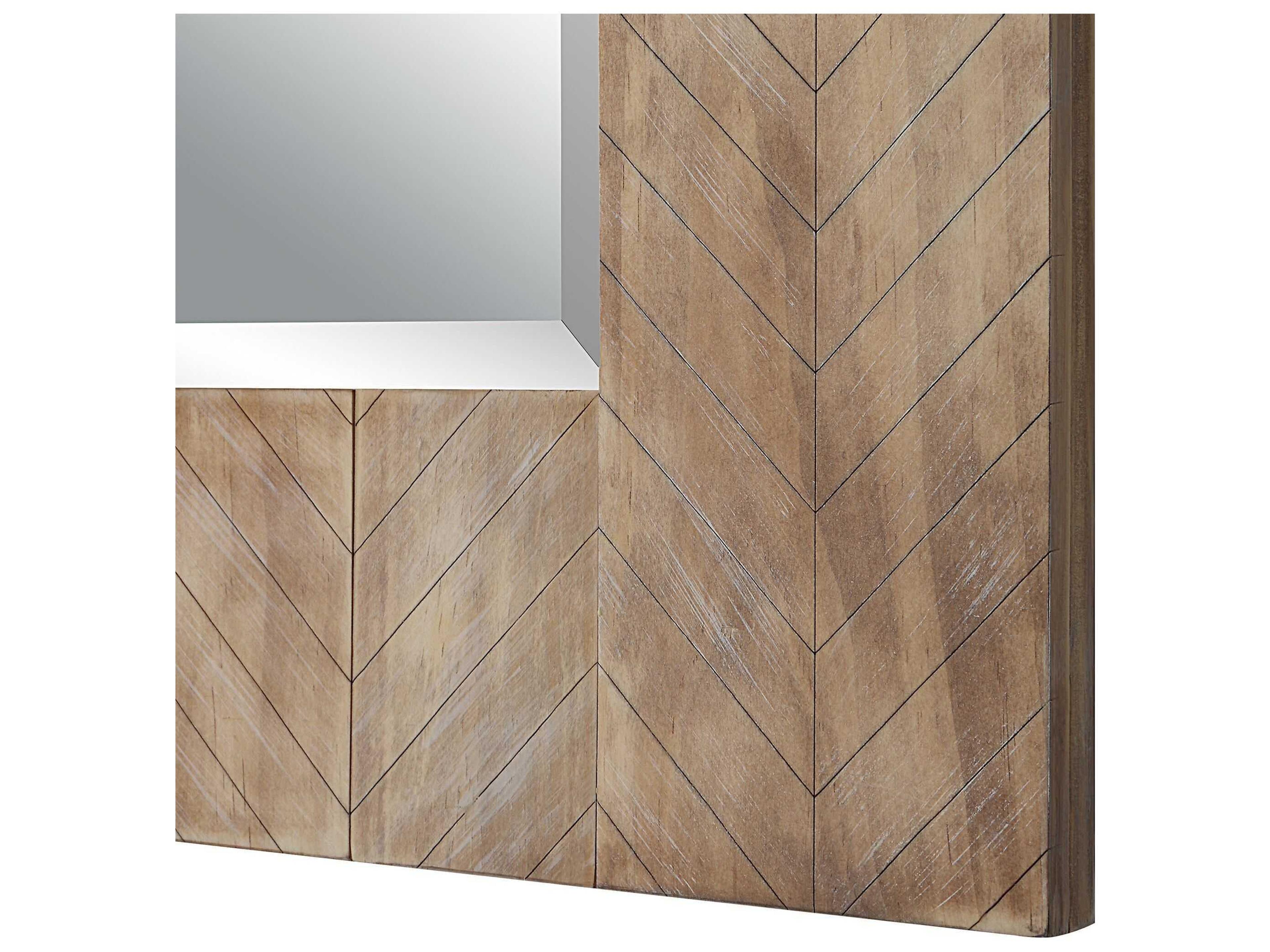 Luxecor Illumination Natural Rectangular Wall Mirror