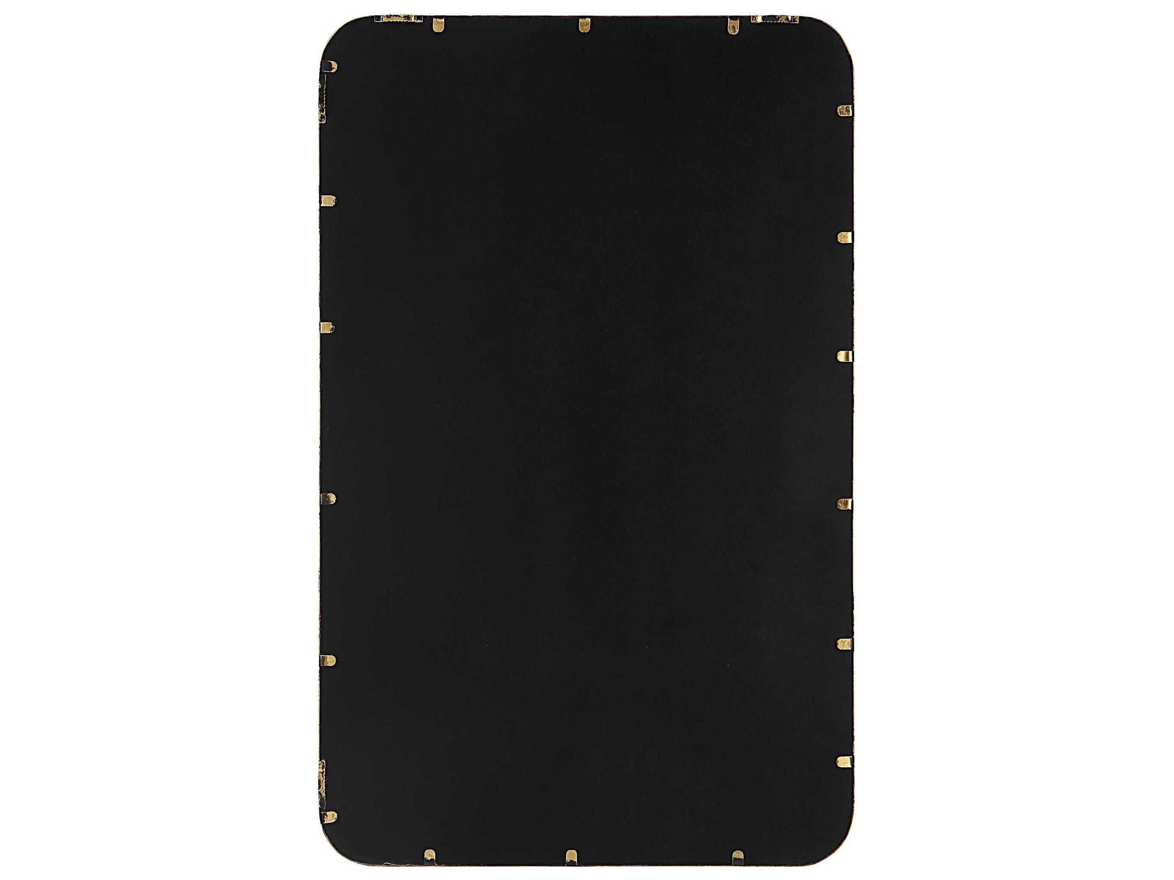 Luxecor Illumination Gold Leaf Rectangular Wall Mirror