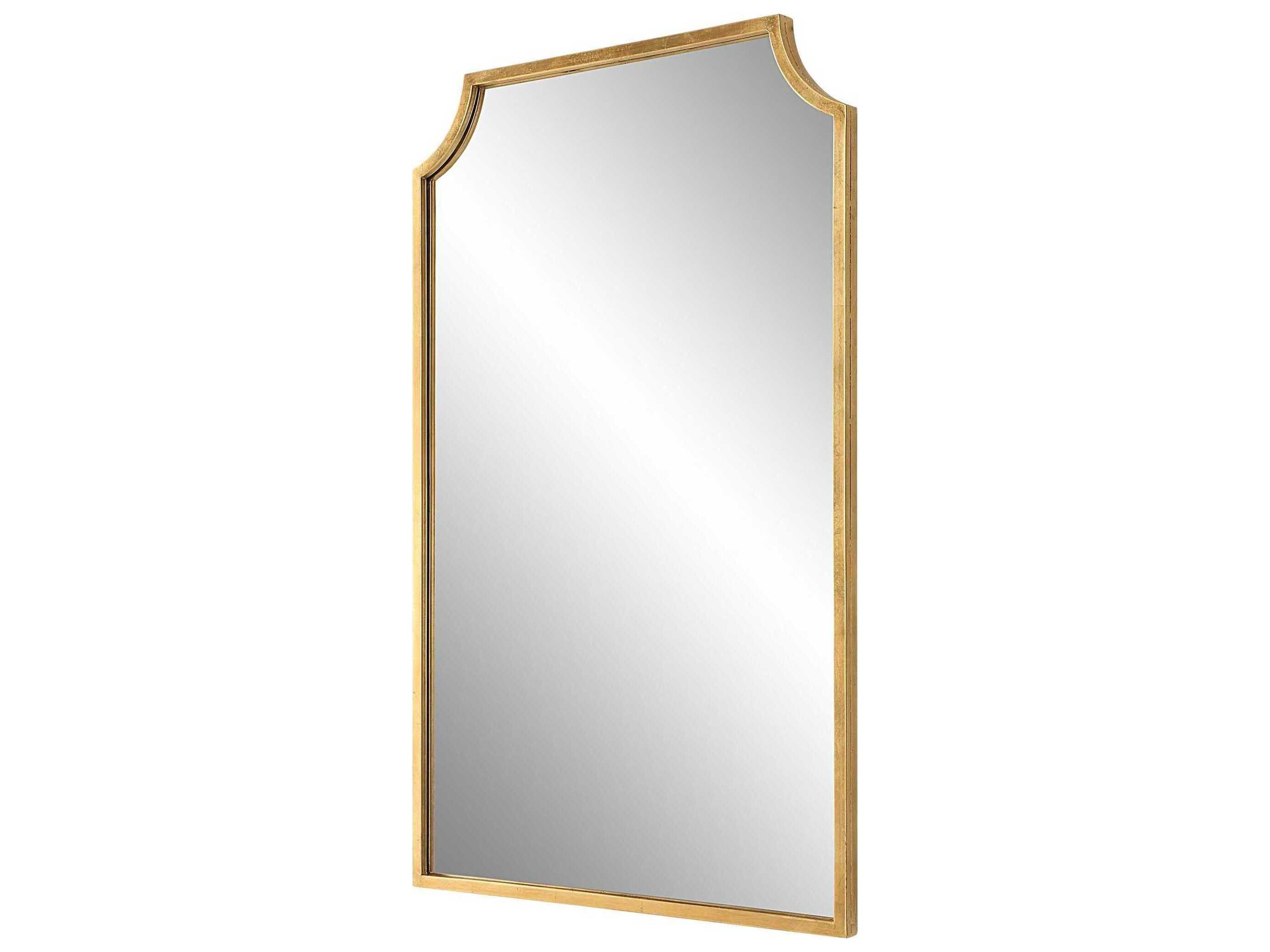 Luxecor Illumination Gold Leaf Wall Mirror