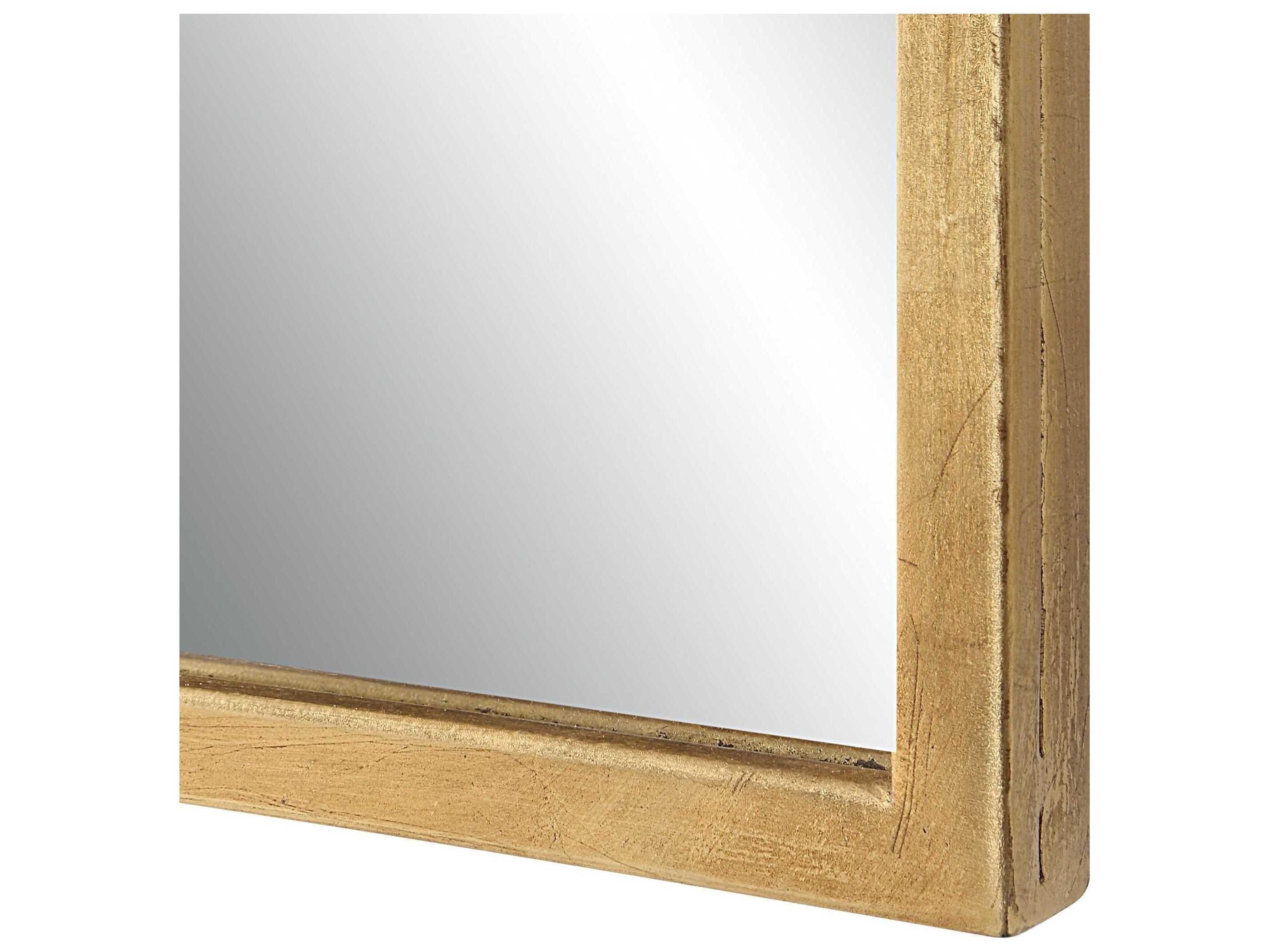 Luxecor Illumination Gold Leaf Wall Mirror