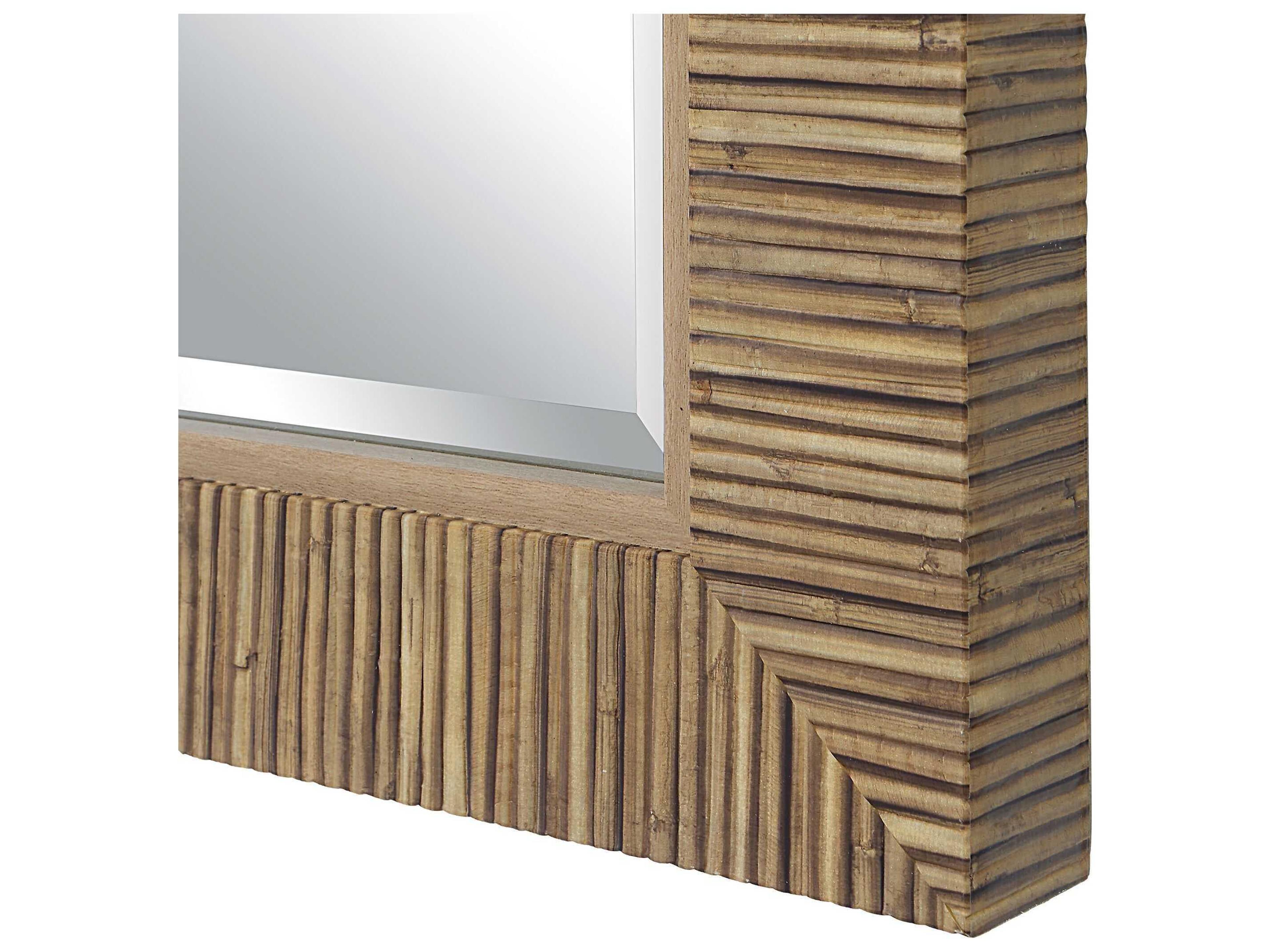 Luxecor Illumination Natural Rectangular Wall Mirror