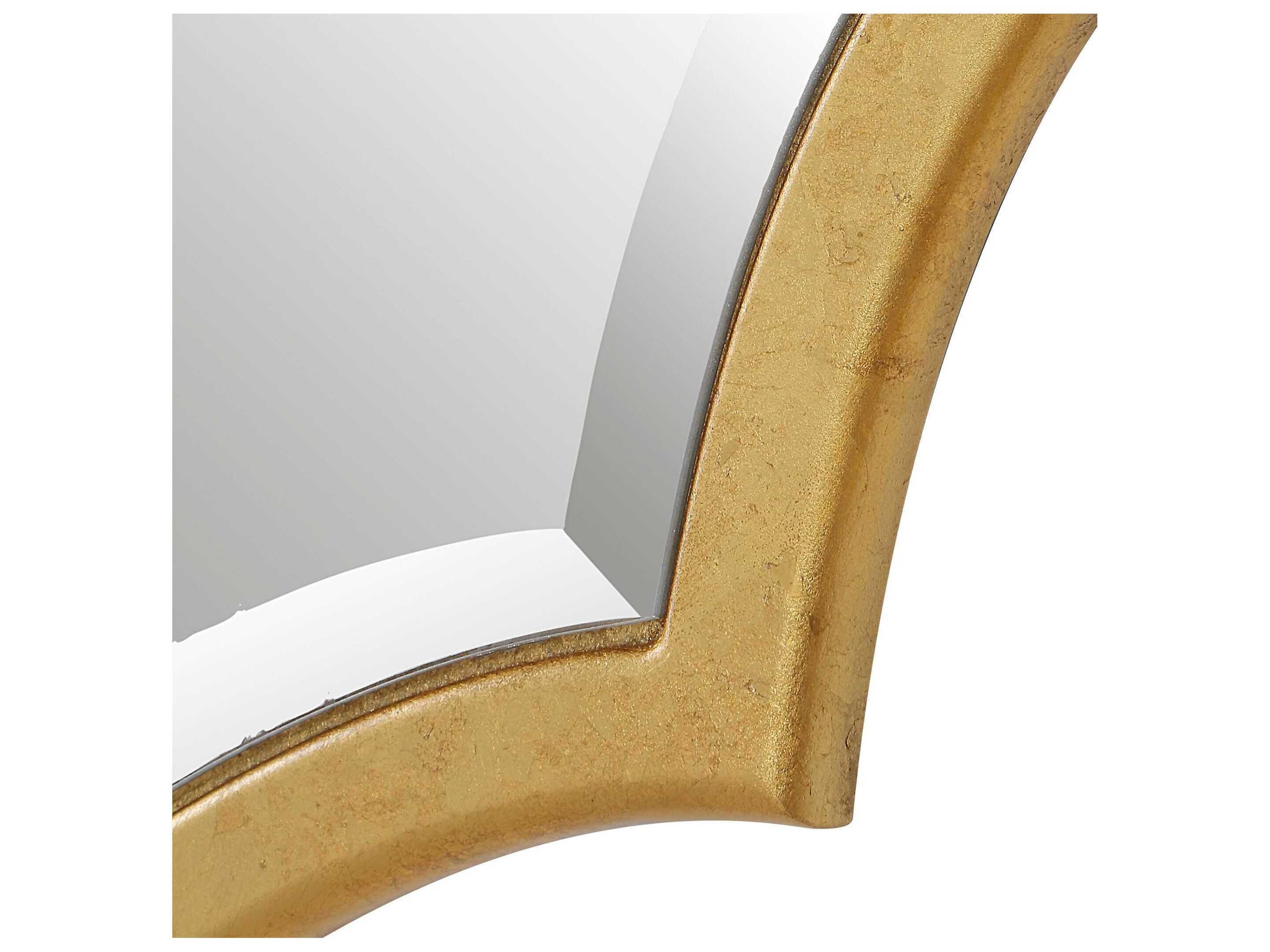 Luxecor Illumination Gold Leaf Wall Mirror