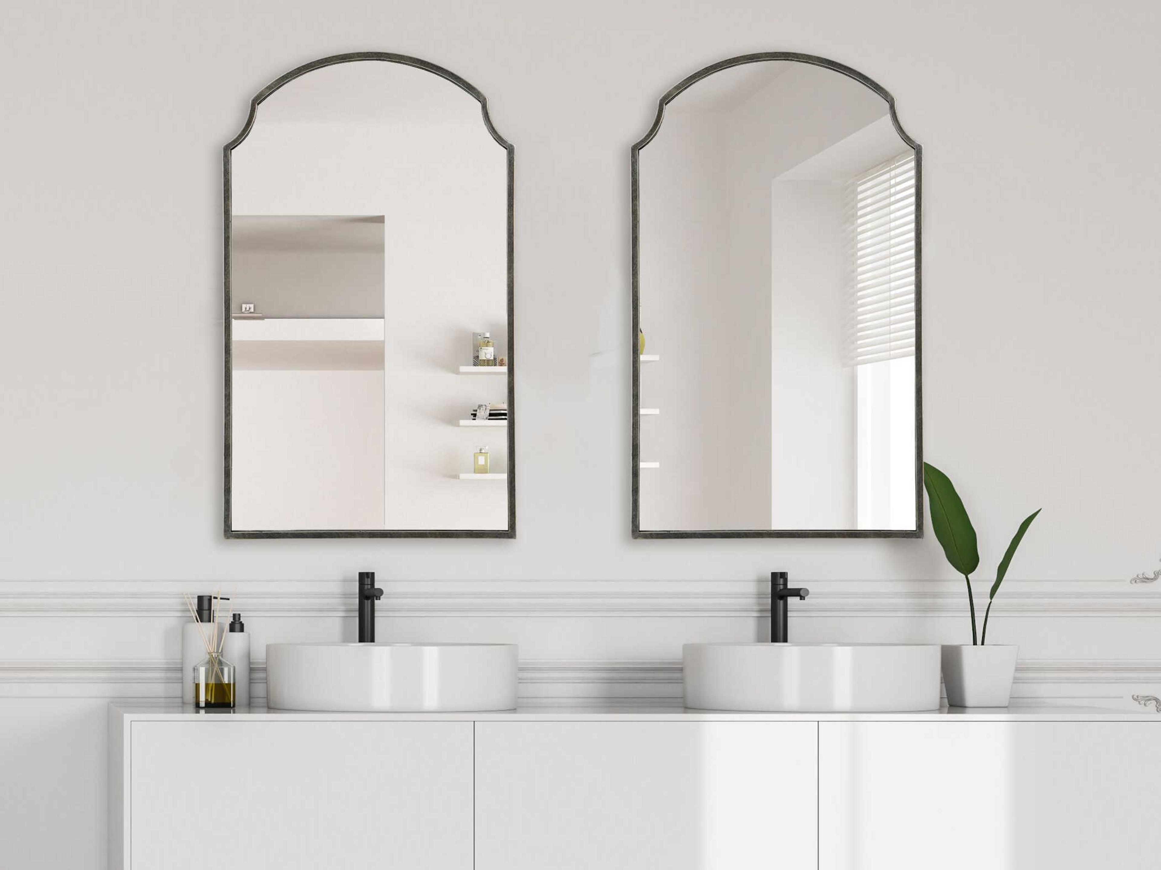 Luxecor Illumination Gold Silver Wall Mirror