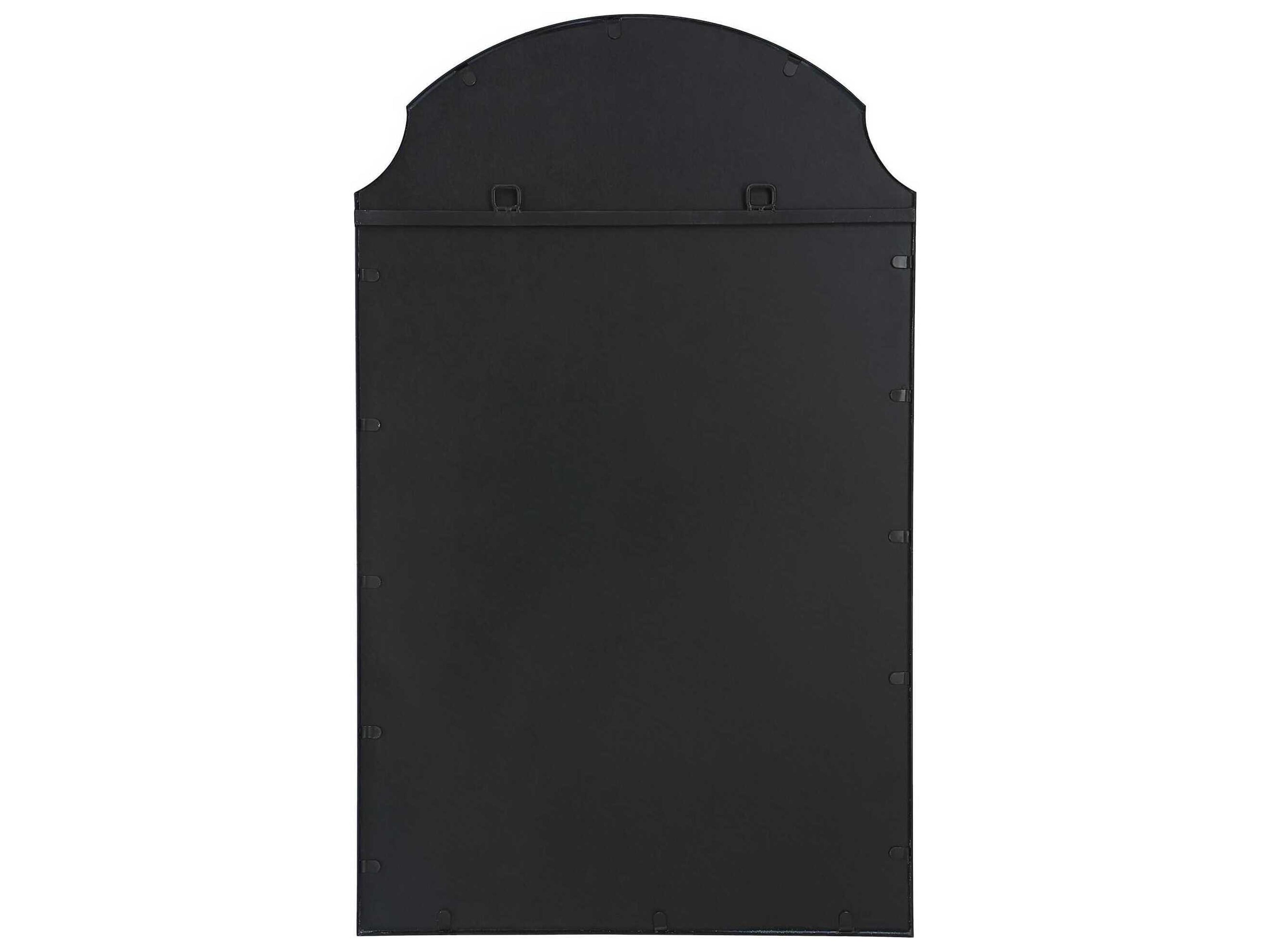 Luxecor Illumination Satin Black Wall Mirror