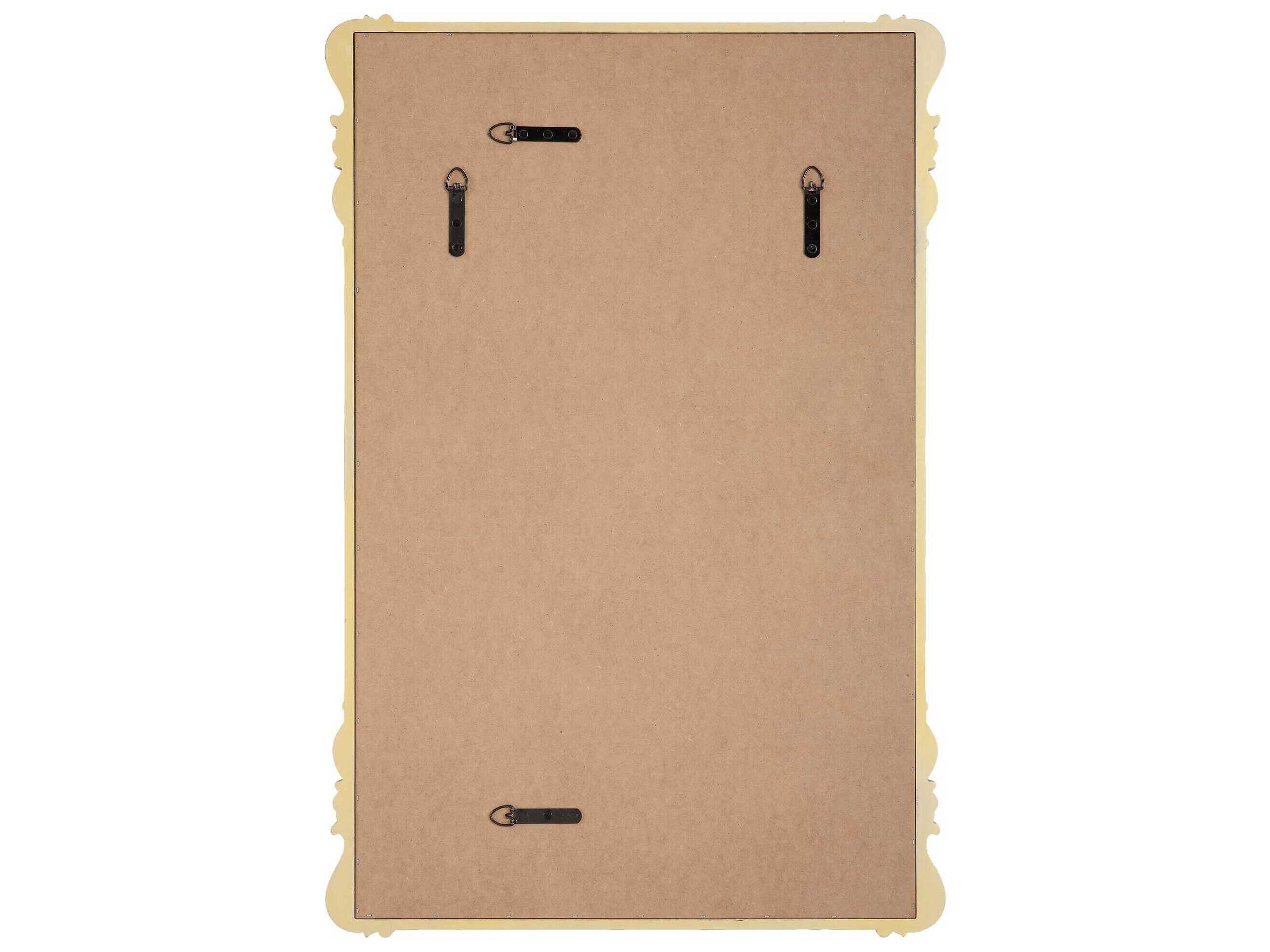 Luxecor Illumination Antique Gold Rectangular Wall Mirror