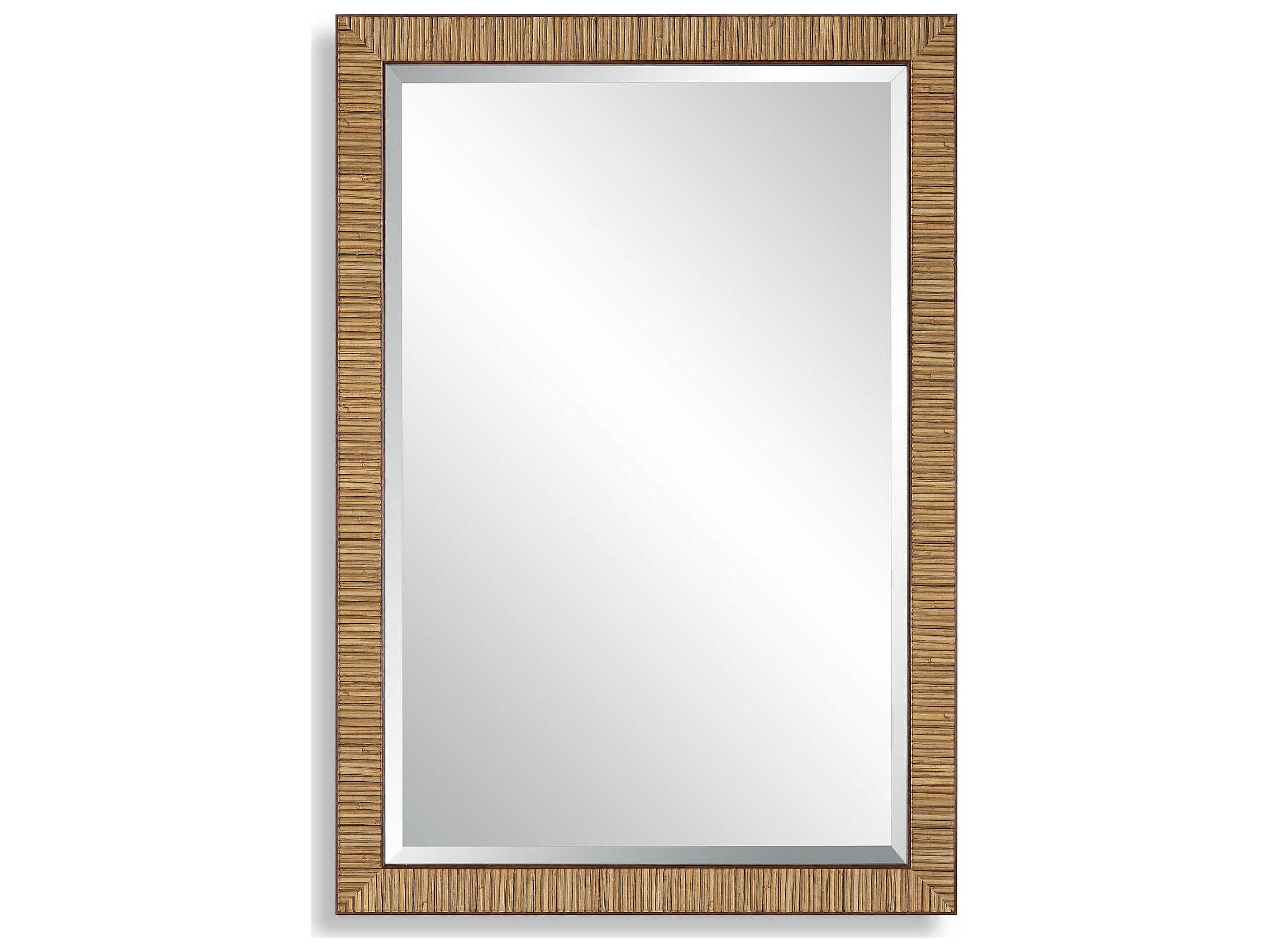 Illumination Dark Brown Rectangular Wall Mirror