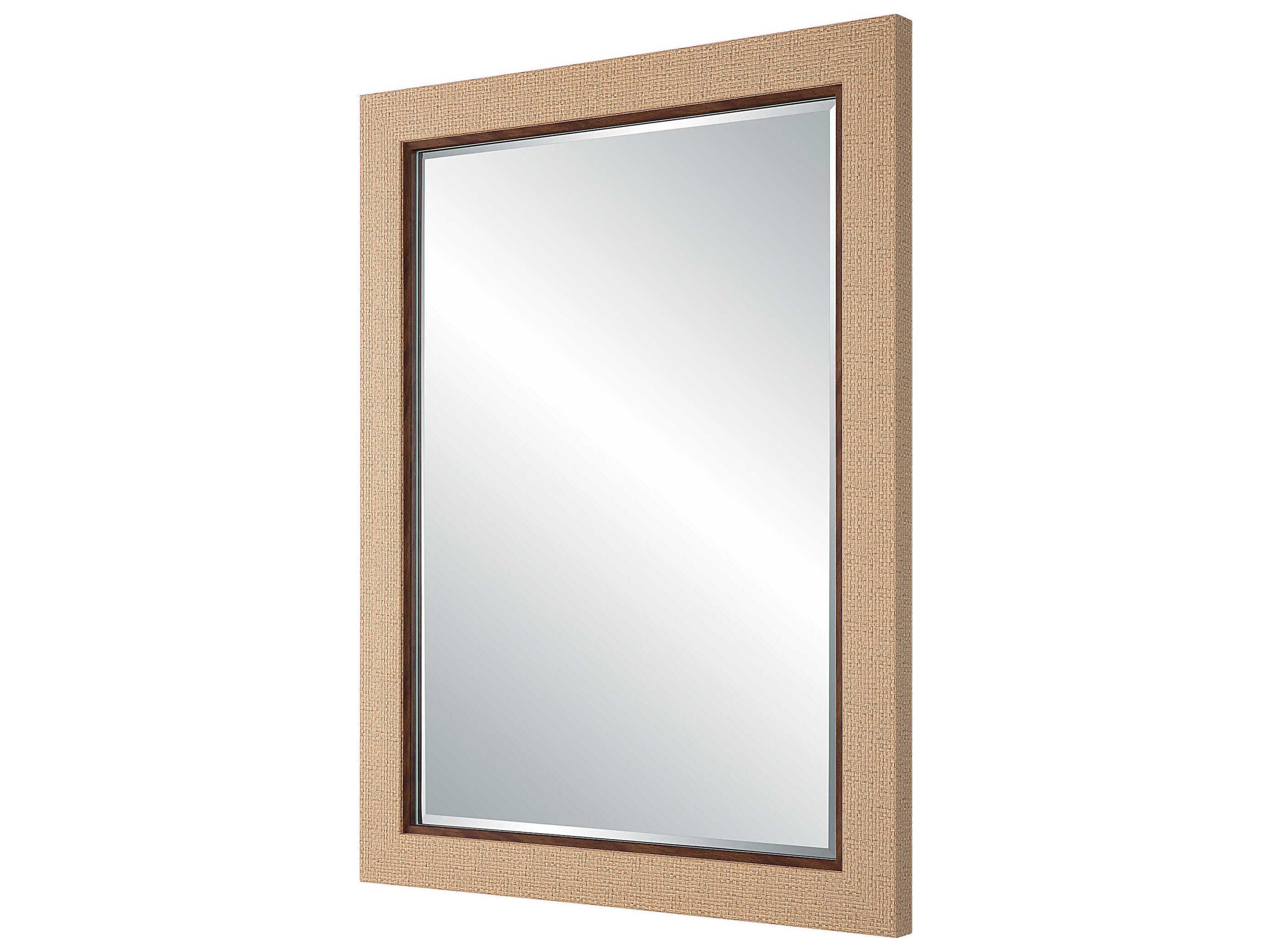Luxecor Illumination Dark Brown Rectangular Wall Mirror