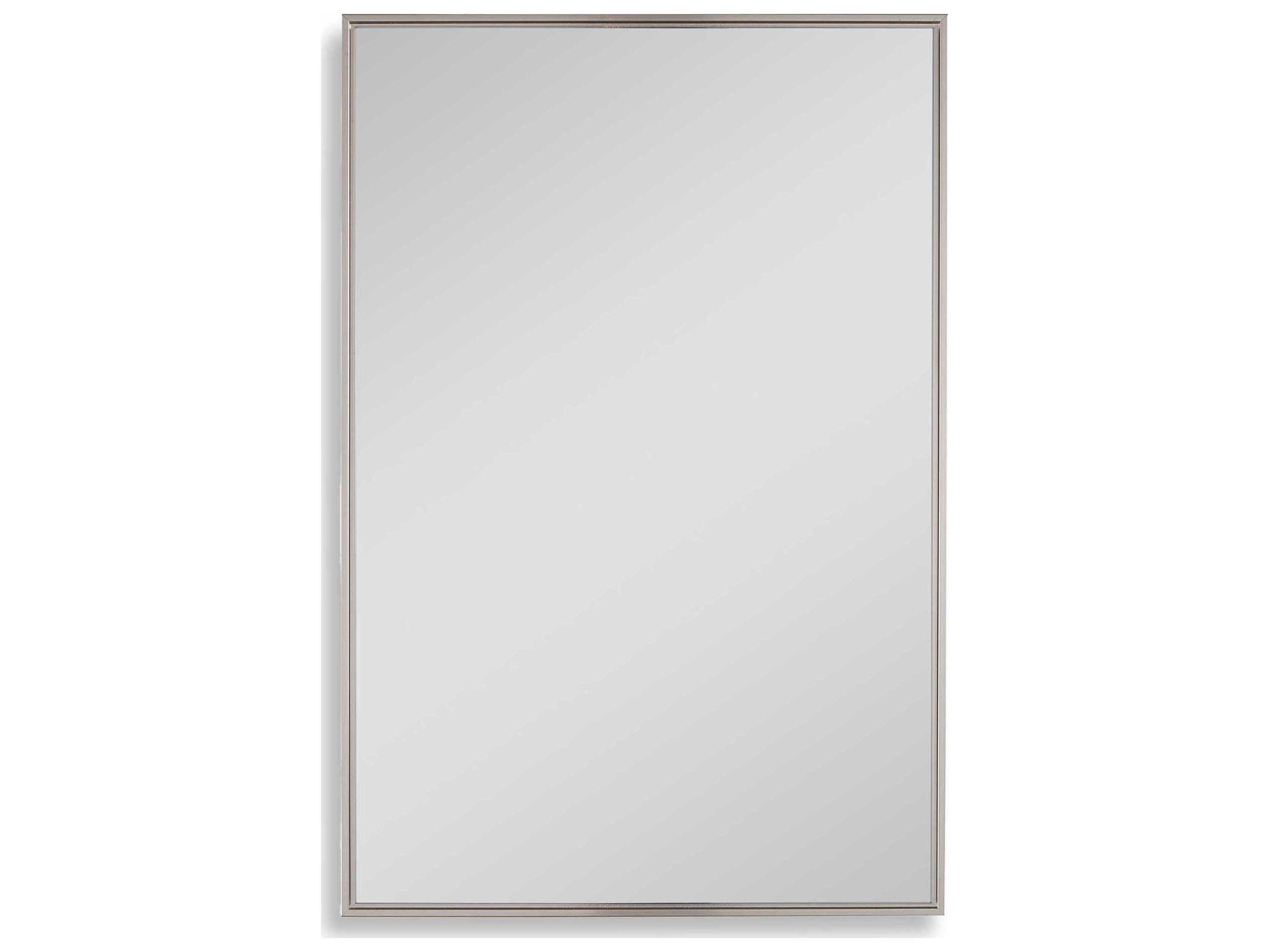 Illumination Warm Silver Rectangular Wall Mirror