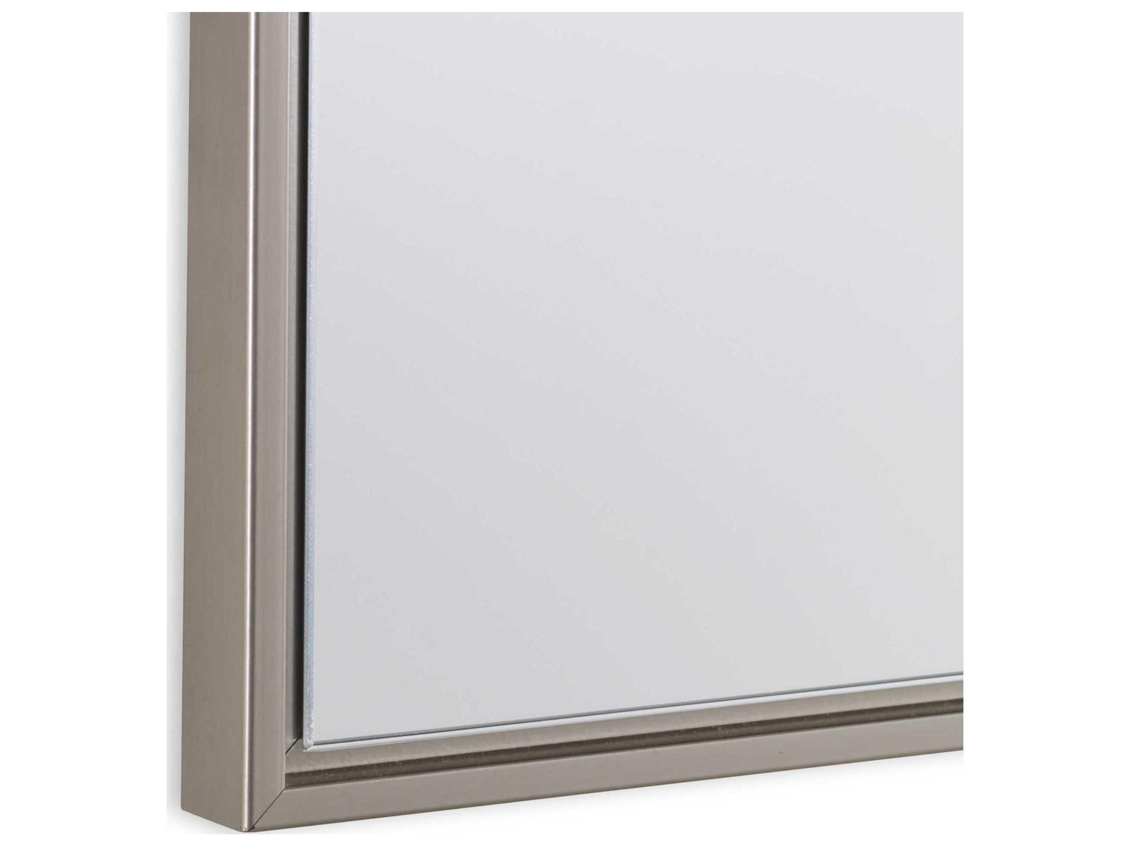 Luxecor Illumination Warm Silver Rectangular Wall Mirror