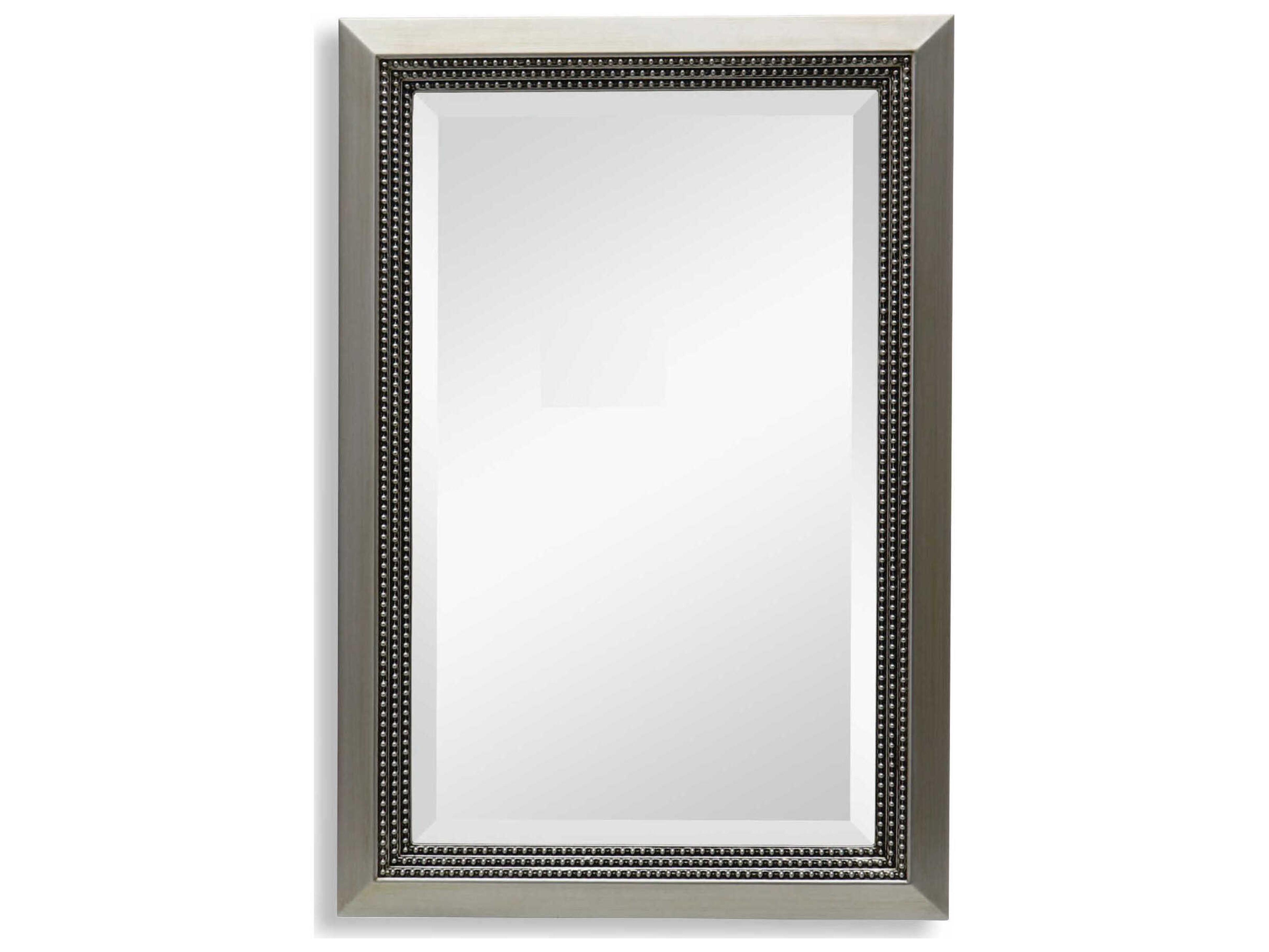 Illumination Warm Silver Rectangular Wall Mirror