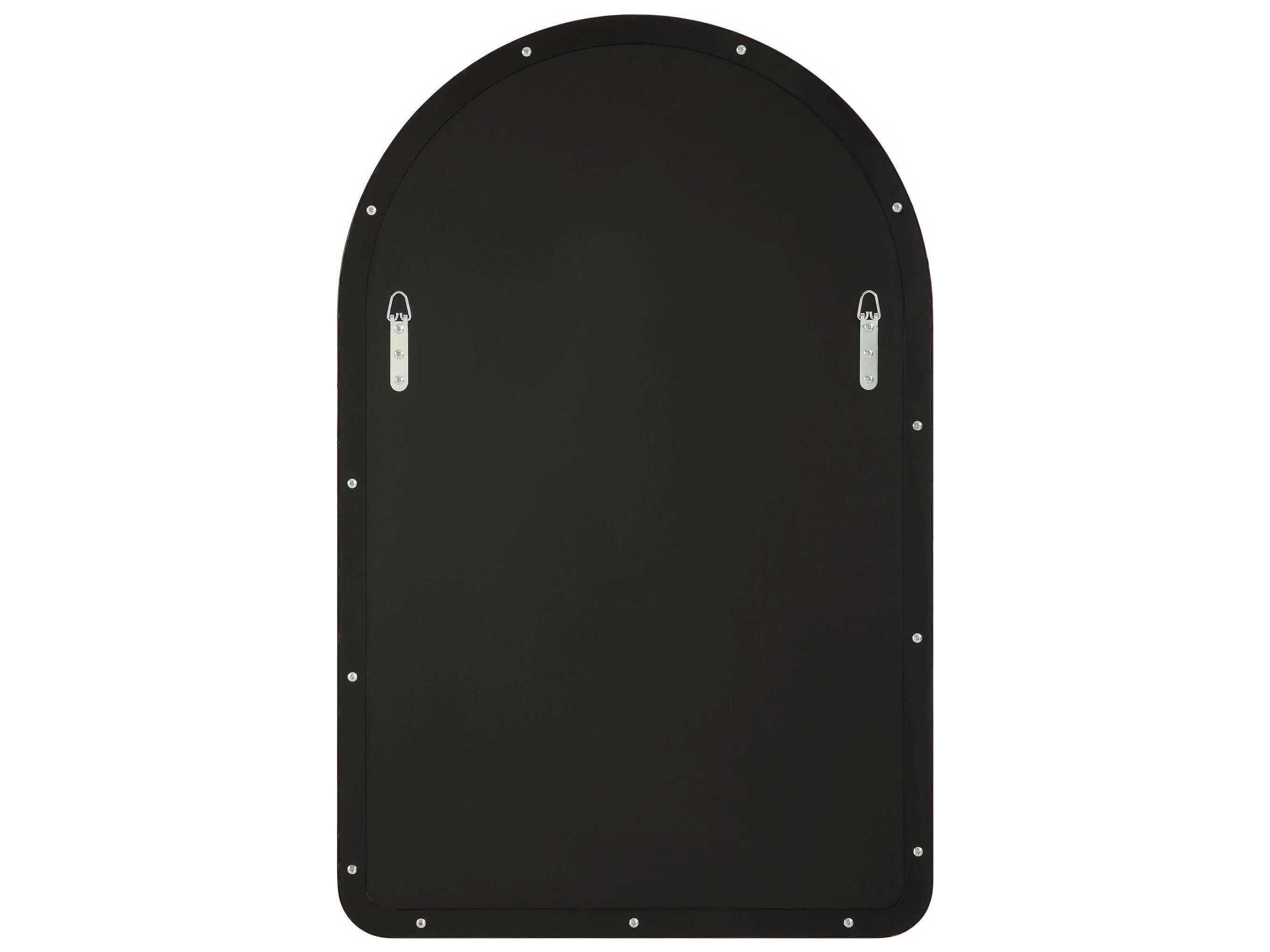 Luxecor Illumination Satin Black Wall Mirror