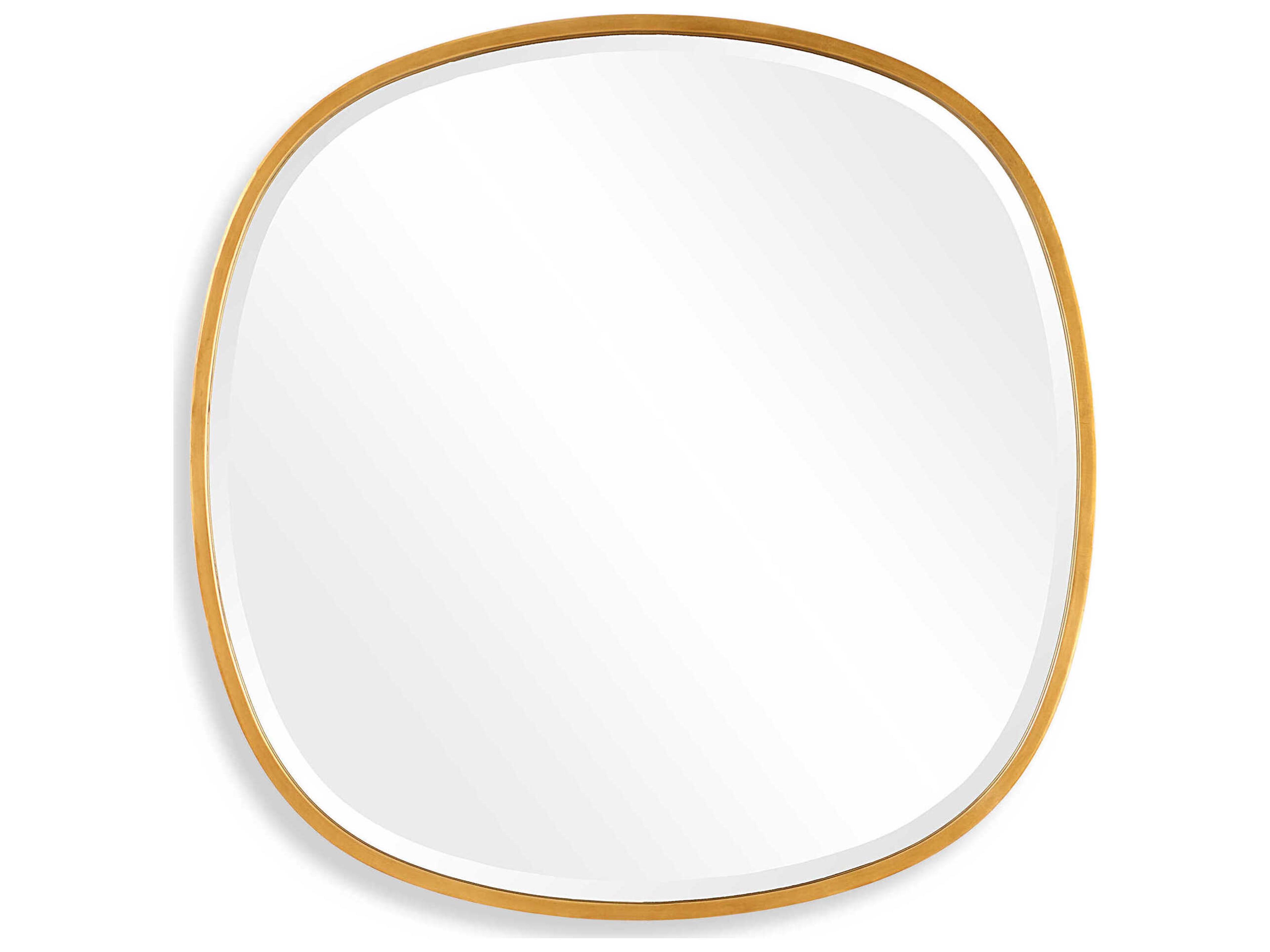 Illumination Gold Leaf Round Wall Mirror