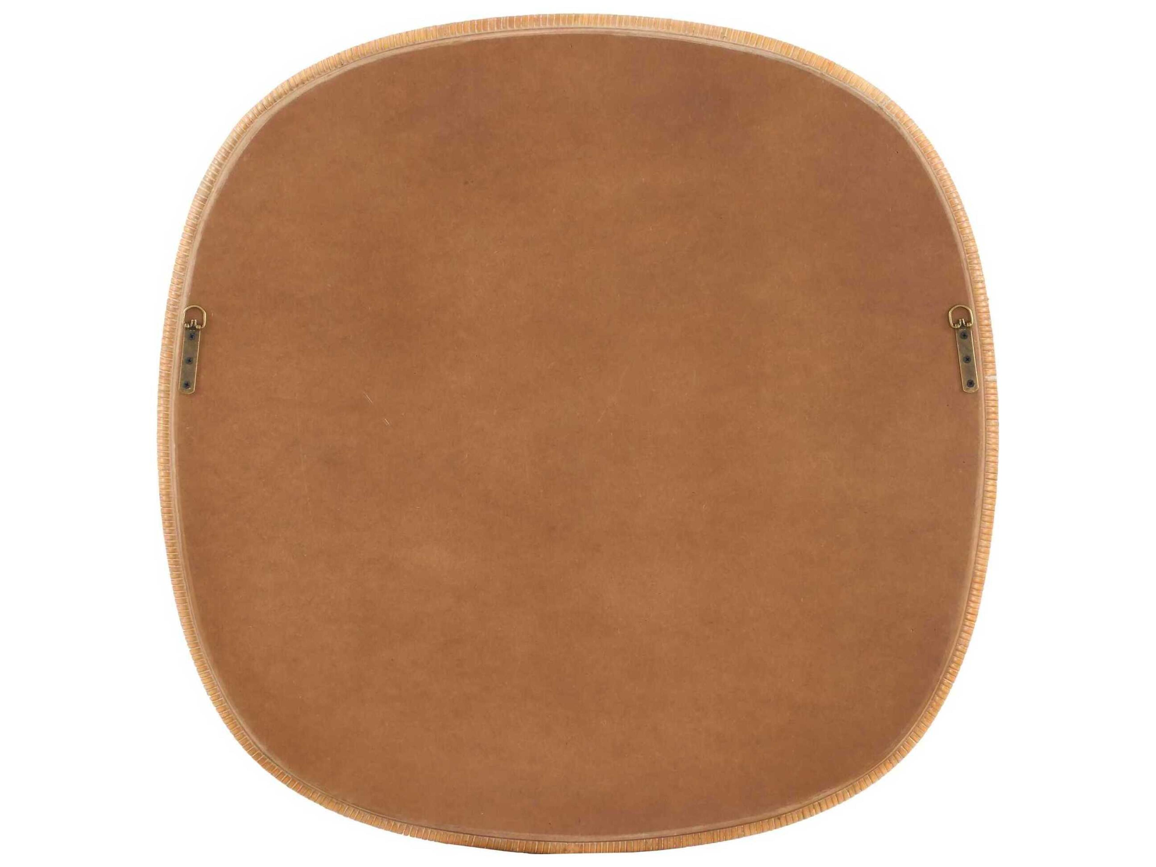 Luxecor Illumination Natural Rattan Round Wall Mirror