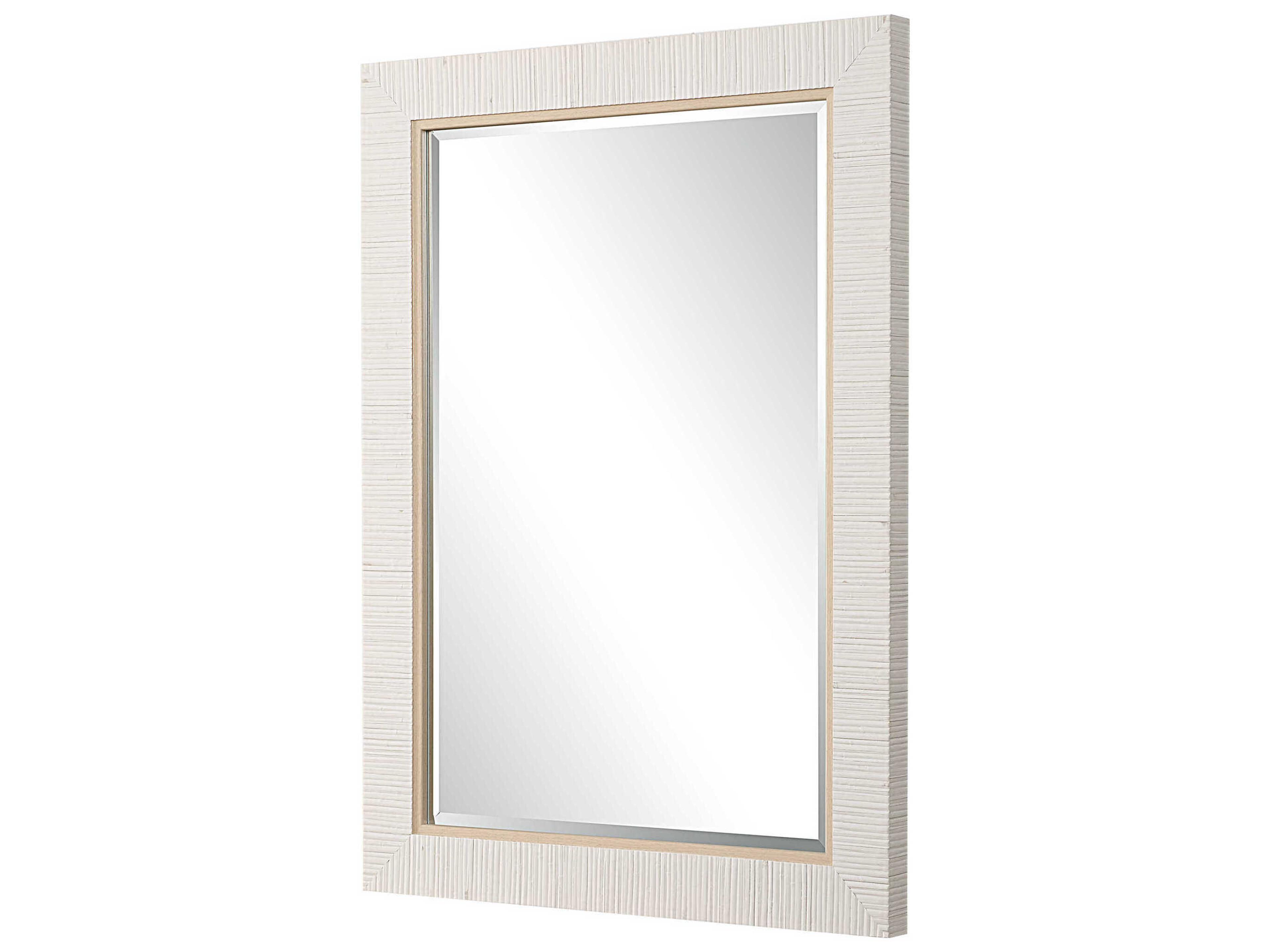Luxecor Illumination Whitewash Rectangular Wall Mirror
