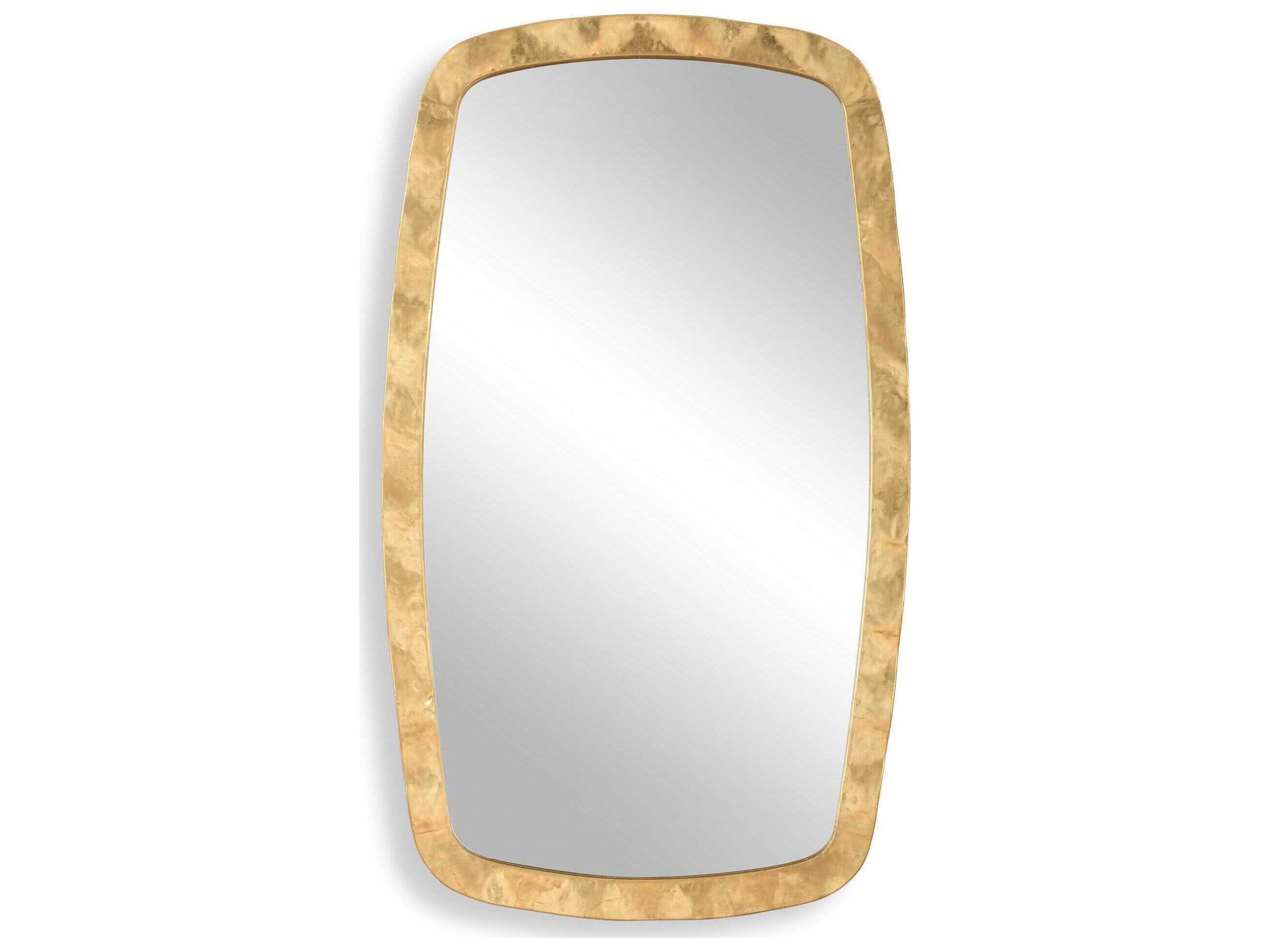 Luxecor Illumination Gold Leaf Rectangular Wall Mirror