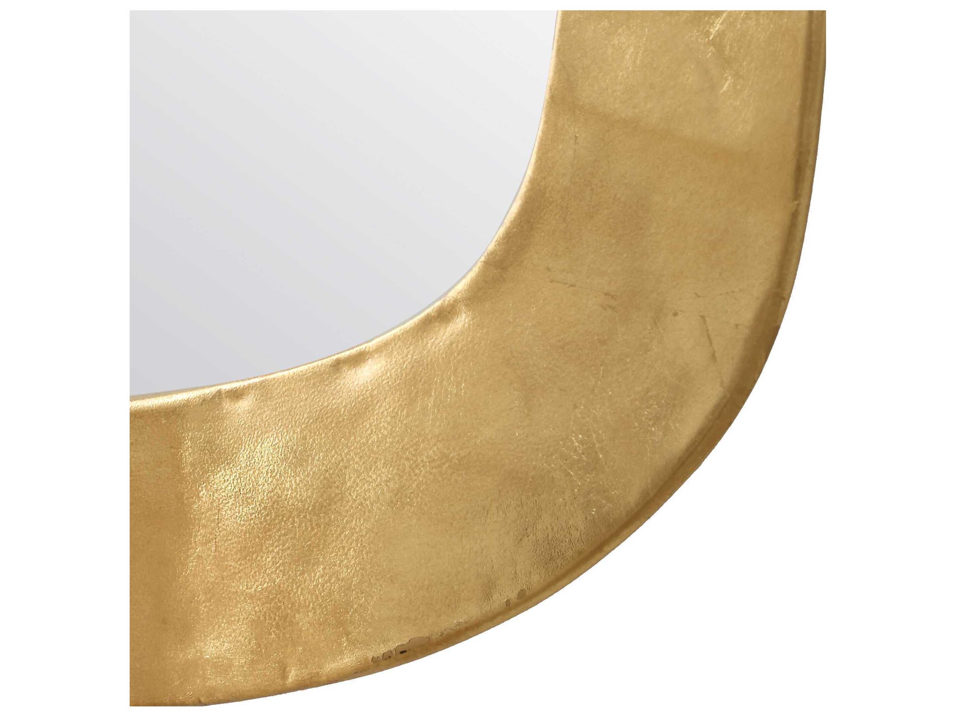 Luxecor Illumination Gold Leaf Rectangular Wall Mirror