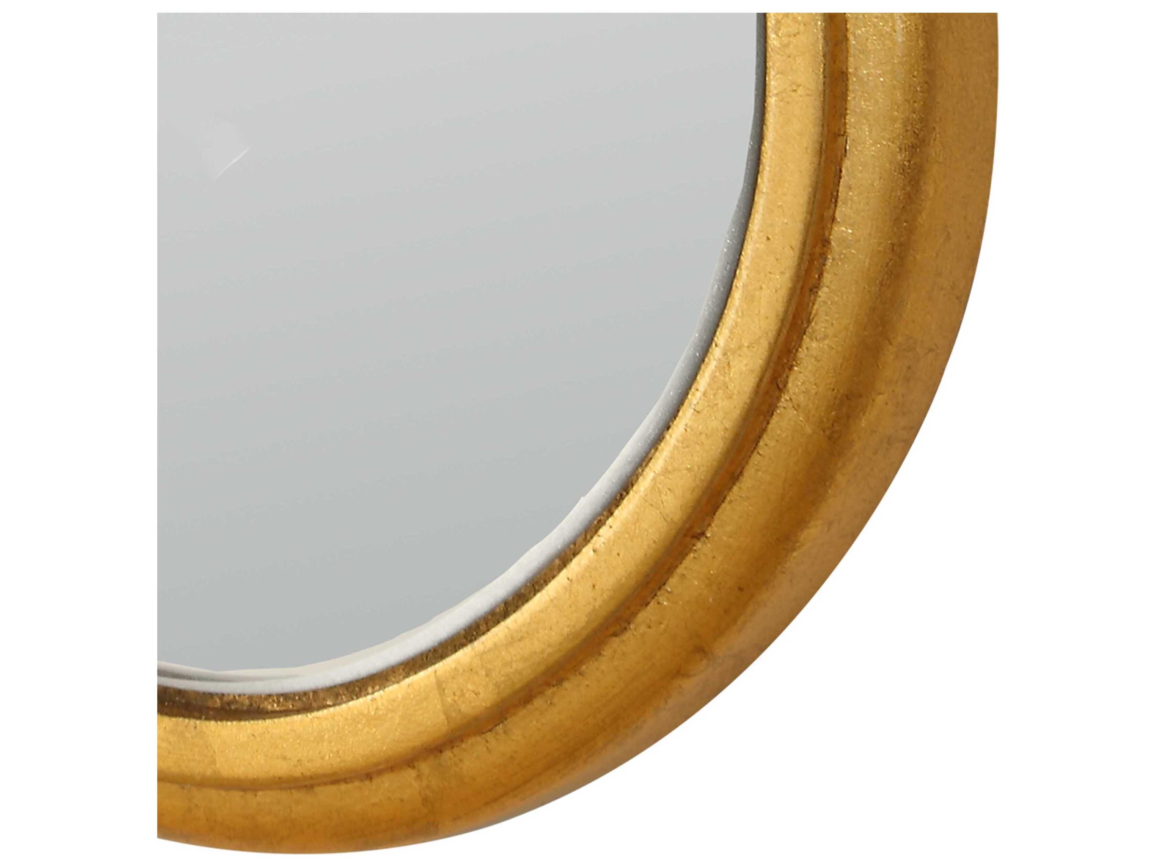 Luxecor Illumination Gold Leaf Wall Mirror