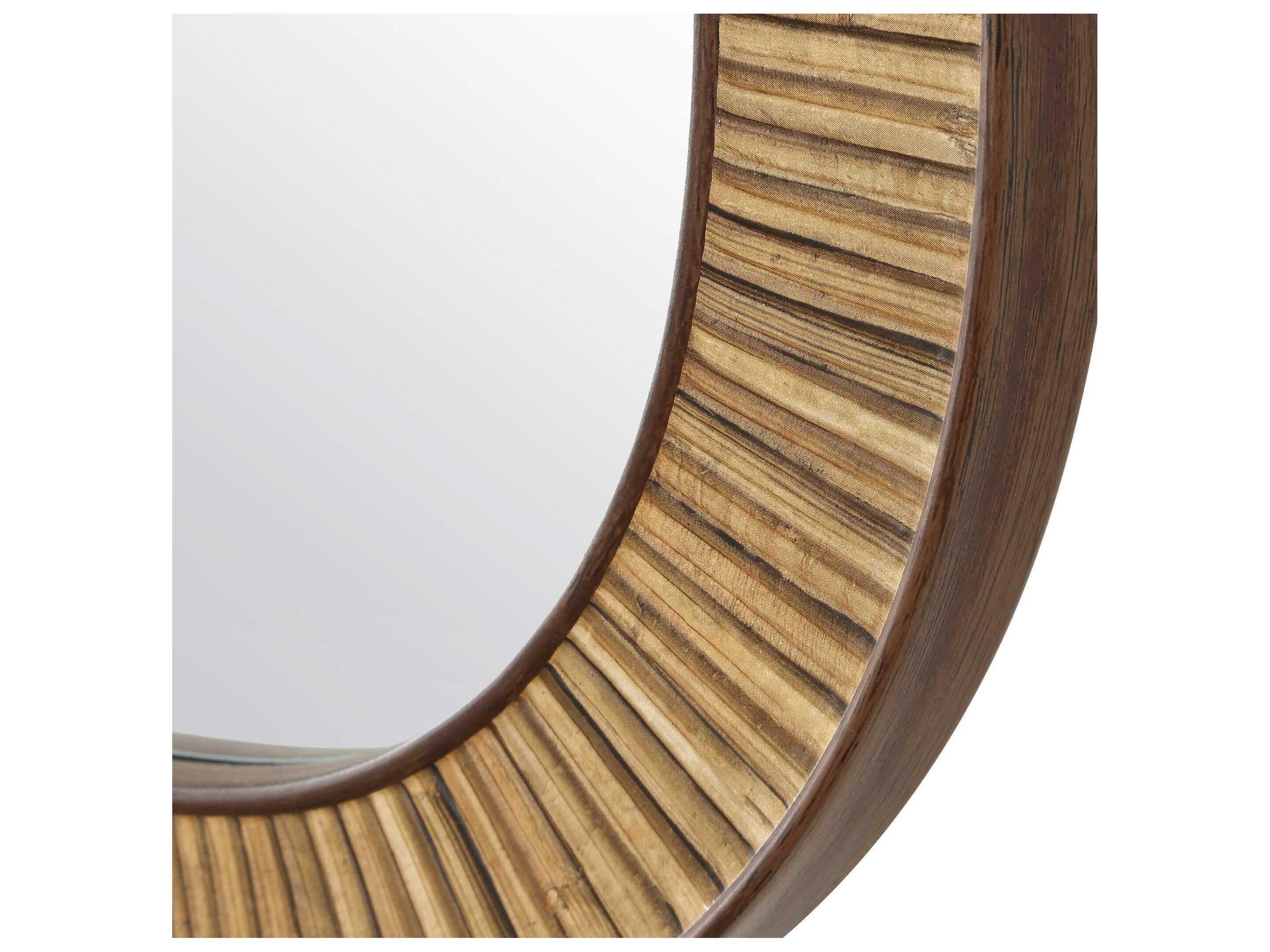 Luxecor Illumination Dark Brown Rectangular Wall Mirror