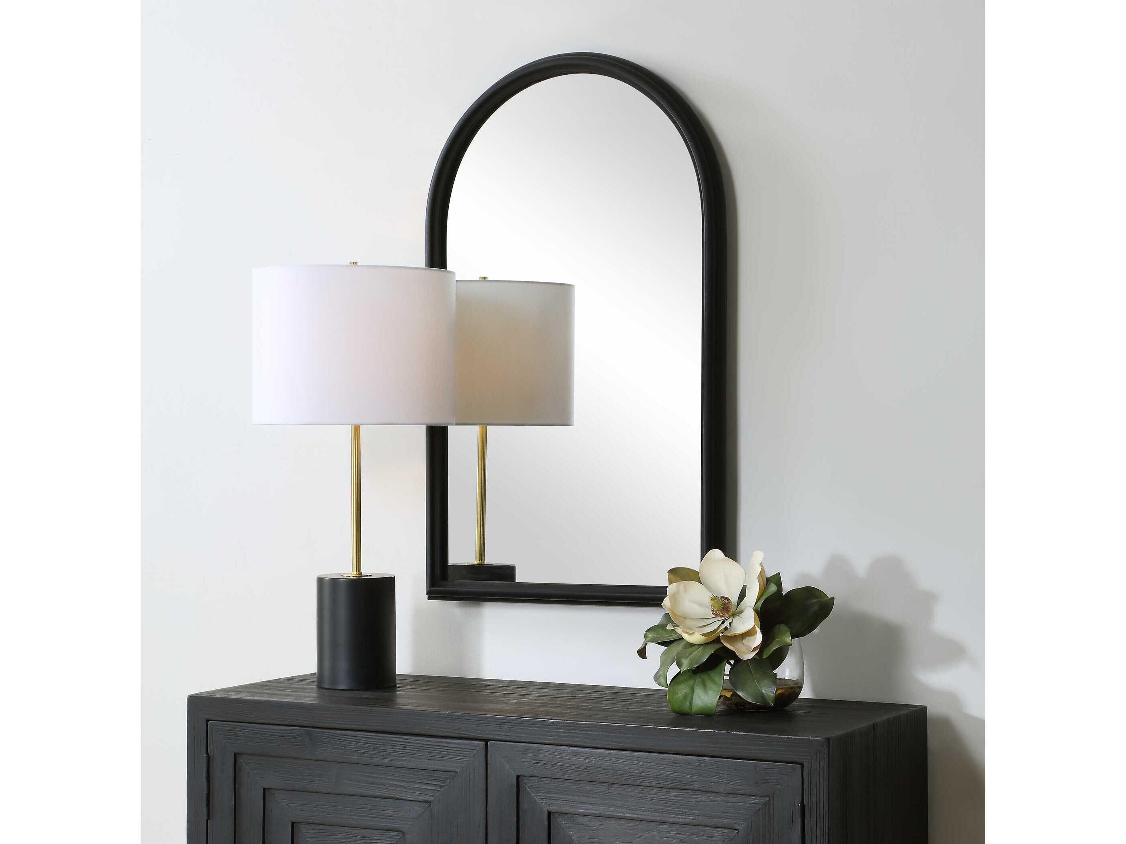 Luxecor Illumination Black Wall Mirror