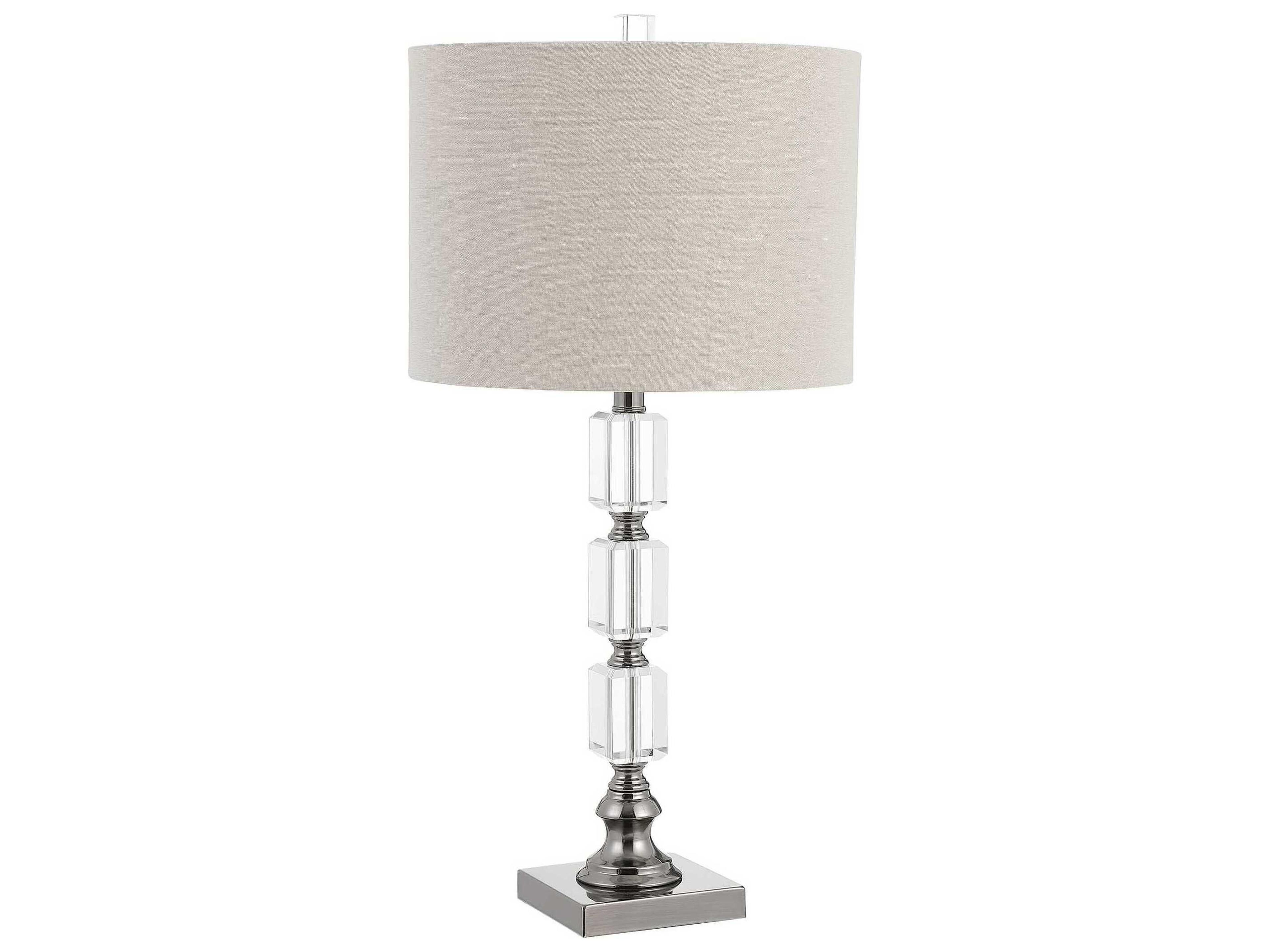 Luxecor Illumination Dark Antique Nickel Round Hardback Buffet Lamp