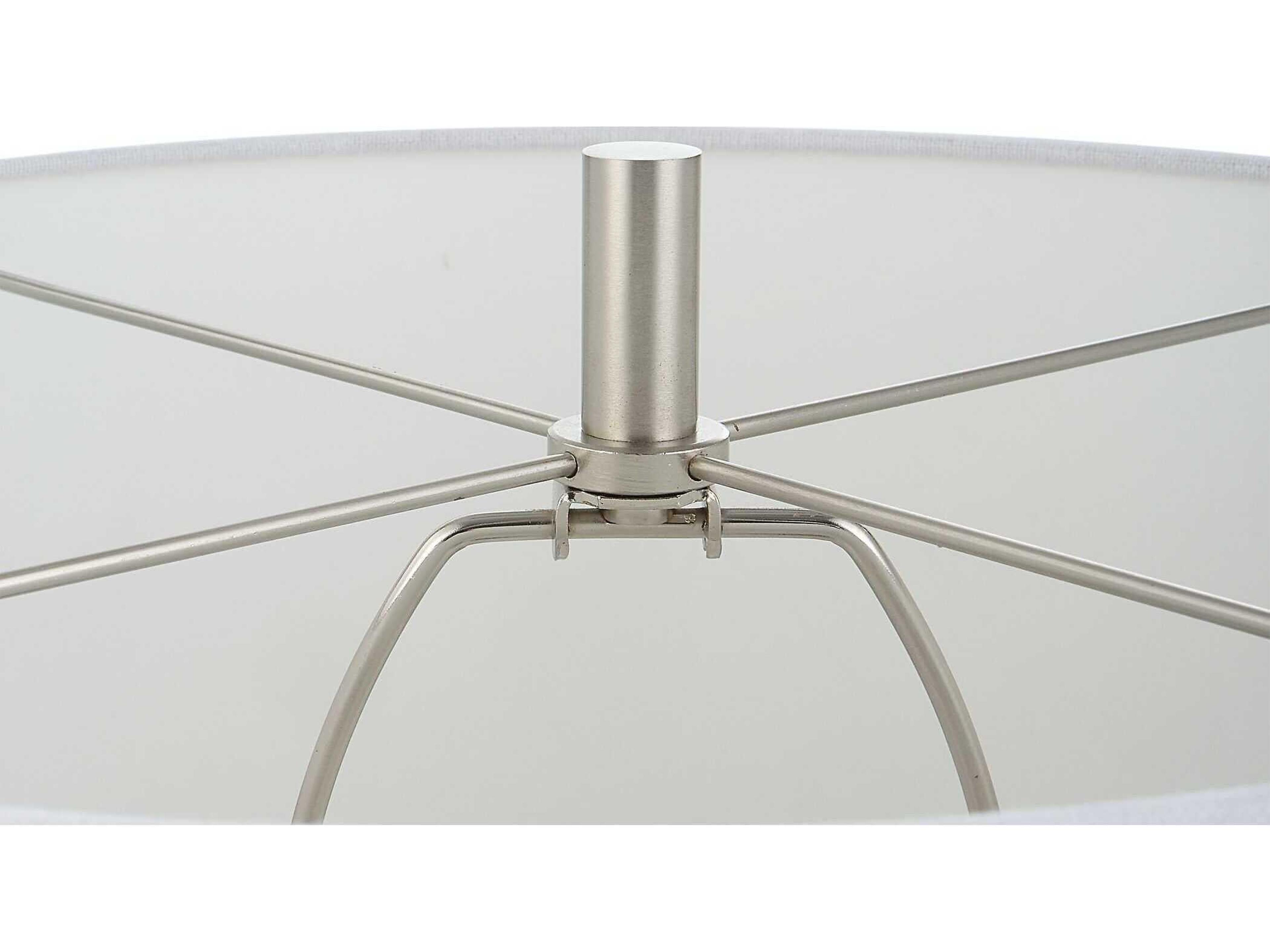 Luxecor Illumination Navy Blue Round Hardback Buffet Lamp